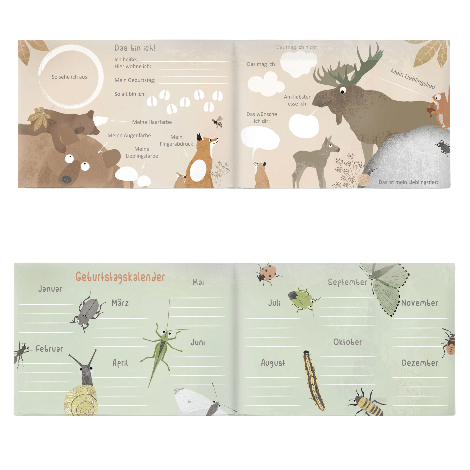 Freundebuch - Mein tierisches Freundbuch Fräulein Elvira - malmichmunt.com