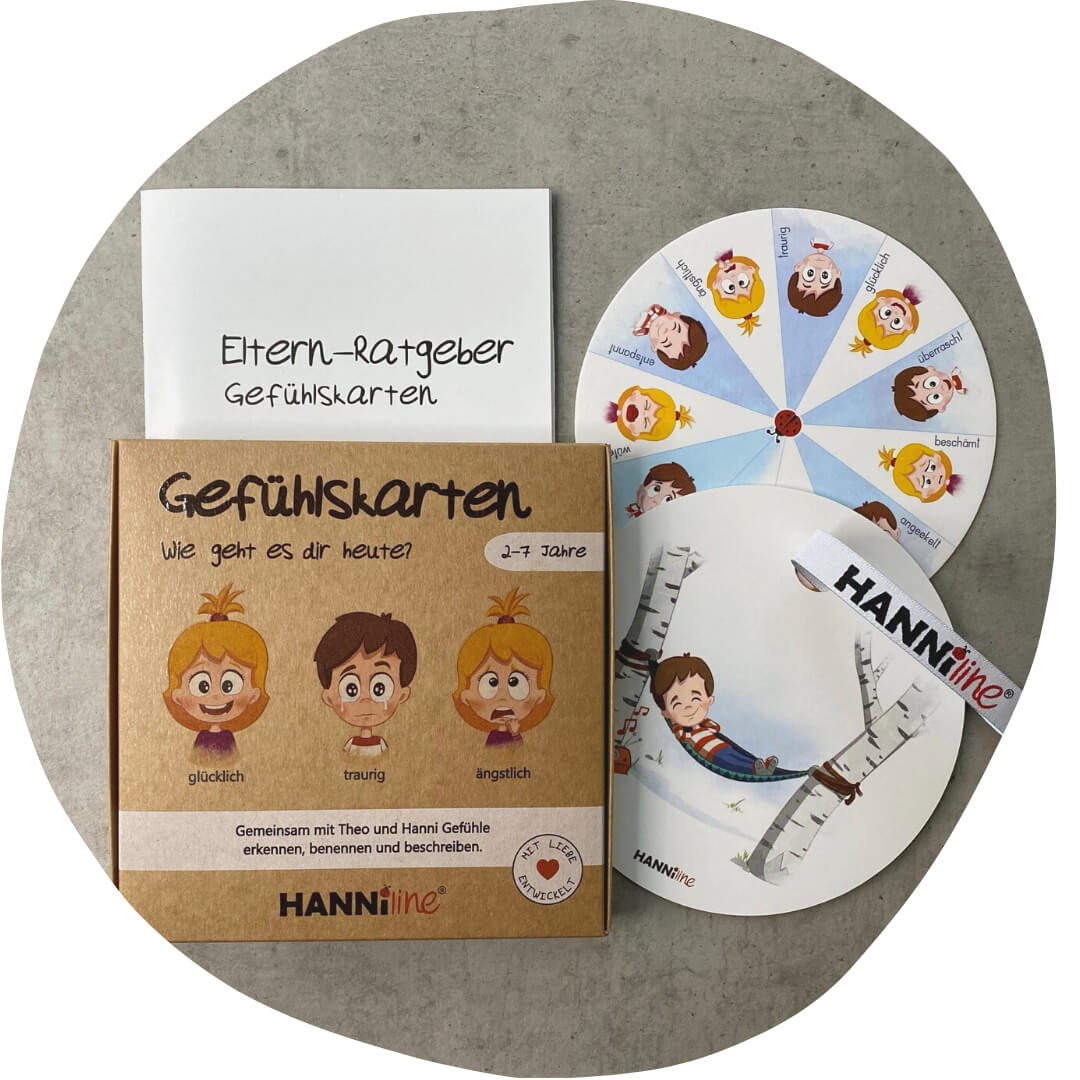 Gefühlskarten (2 - 7 Jahre) HANNIline - malmichmunt.com