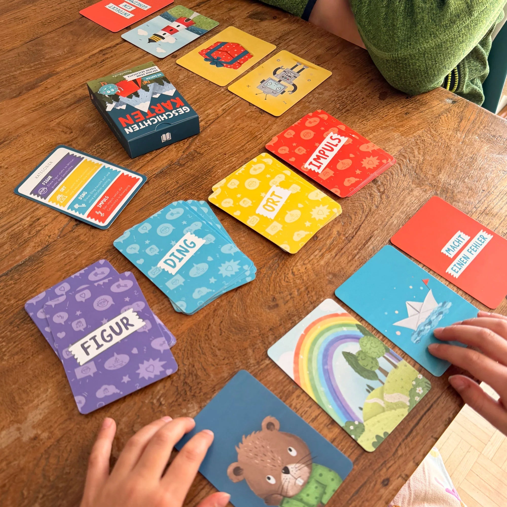 Geschichtenkarten - Kartenspiel für Kinder Rüsselfuchs - malmichmunt.com