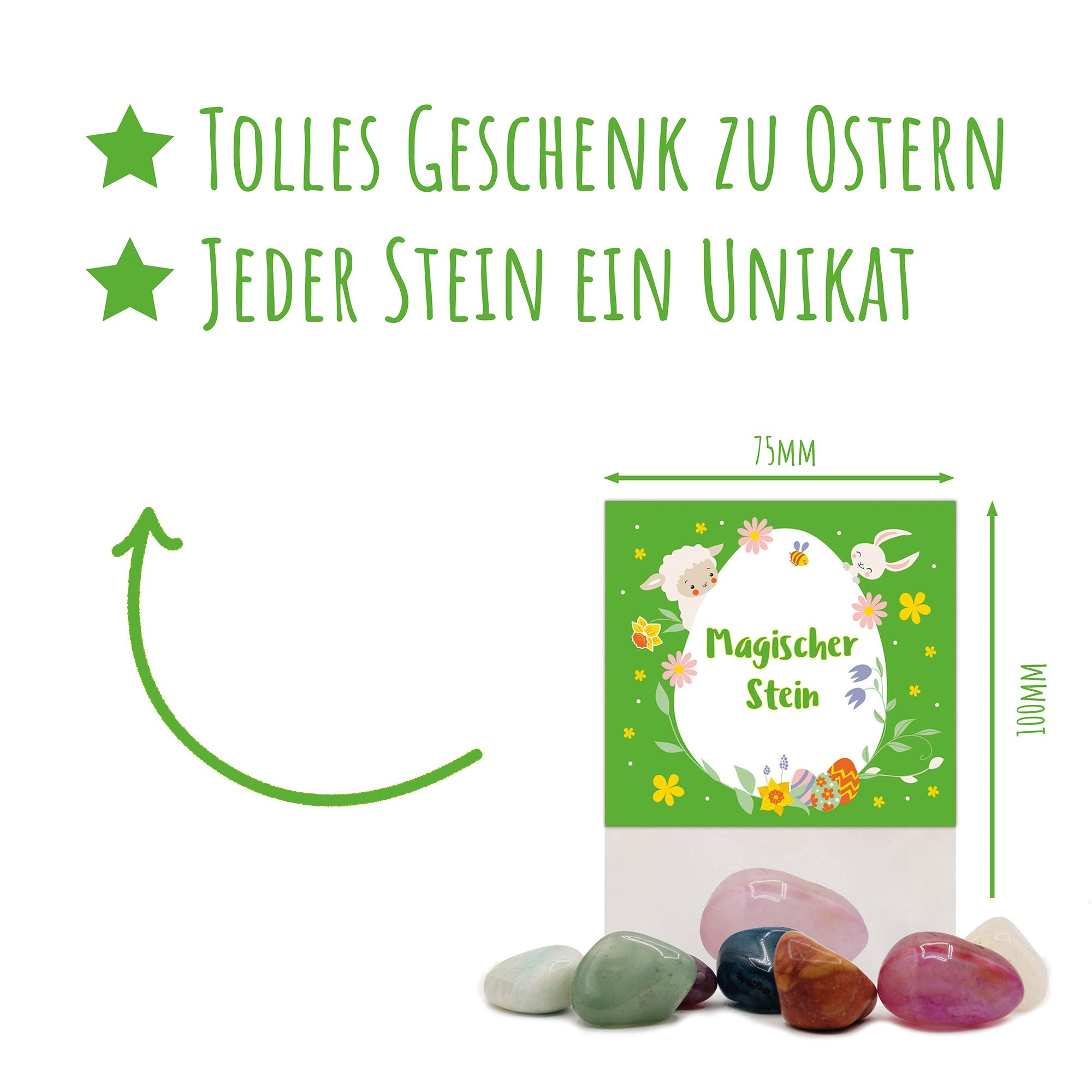 Glücksstein Ostern Jeka - malmichmunt.com