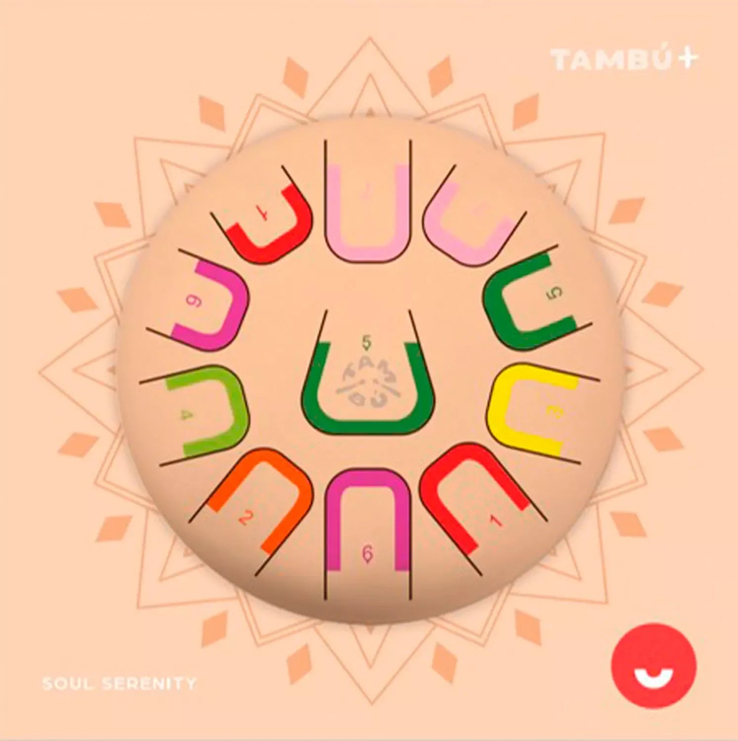 Große Zungentrommel Tambu Steel Drum - Soul Serenity (cream) JuegaConmigo - malmichmunt.com