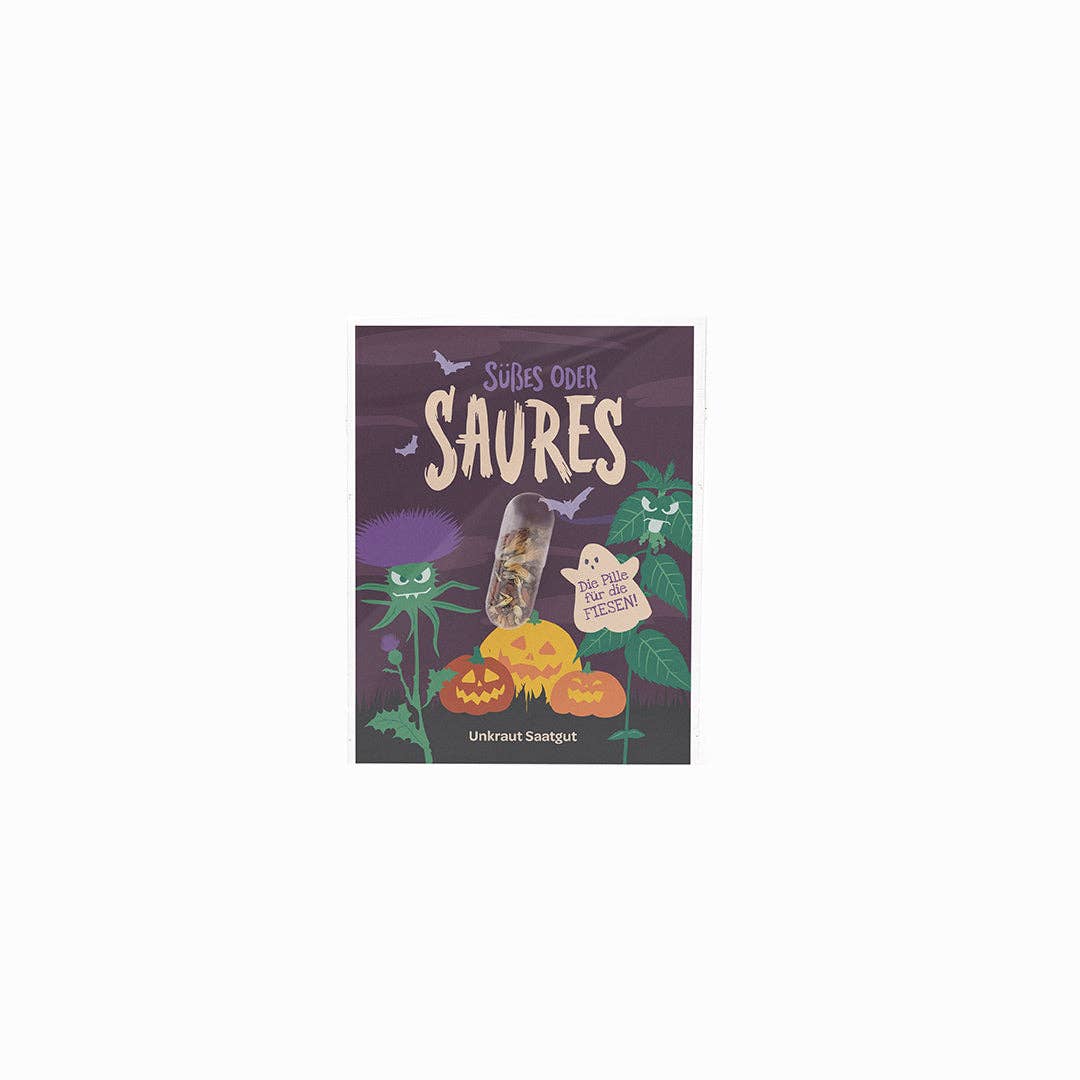 Halloween Saatpille "Süßes oder Saures" - Saures TDJ Stadtgärtner GmbH - malmichmunt.com