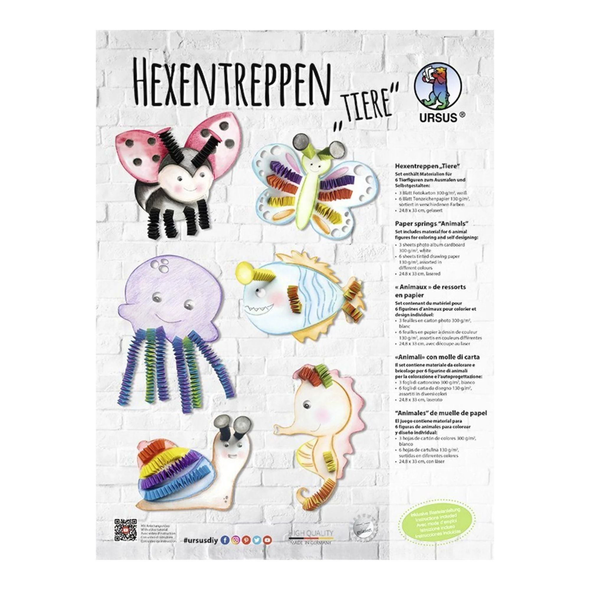 Hexentreppen - Bastelset Tiere Ursus - malmichmunt.com