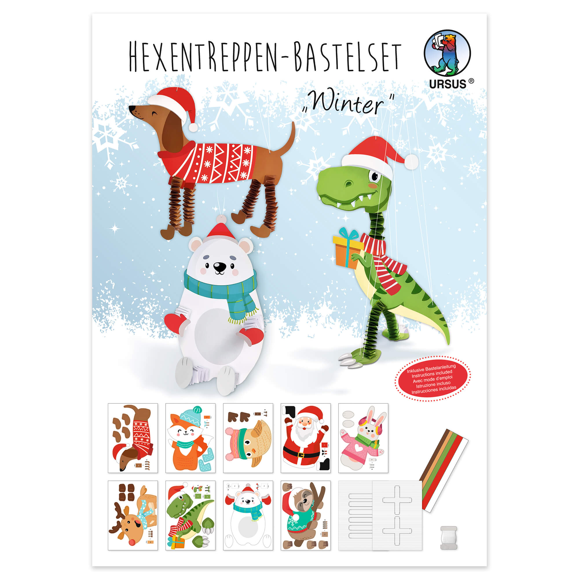 Hexentreppen - Bastelset Winter Ursus - malmichmunt.com