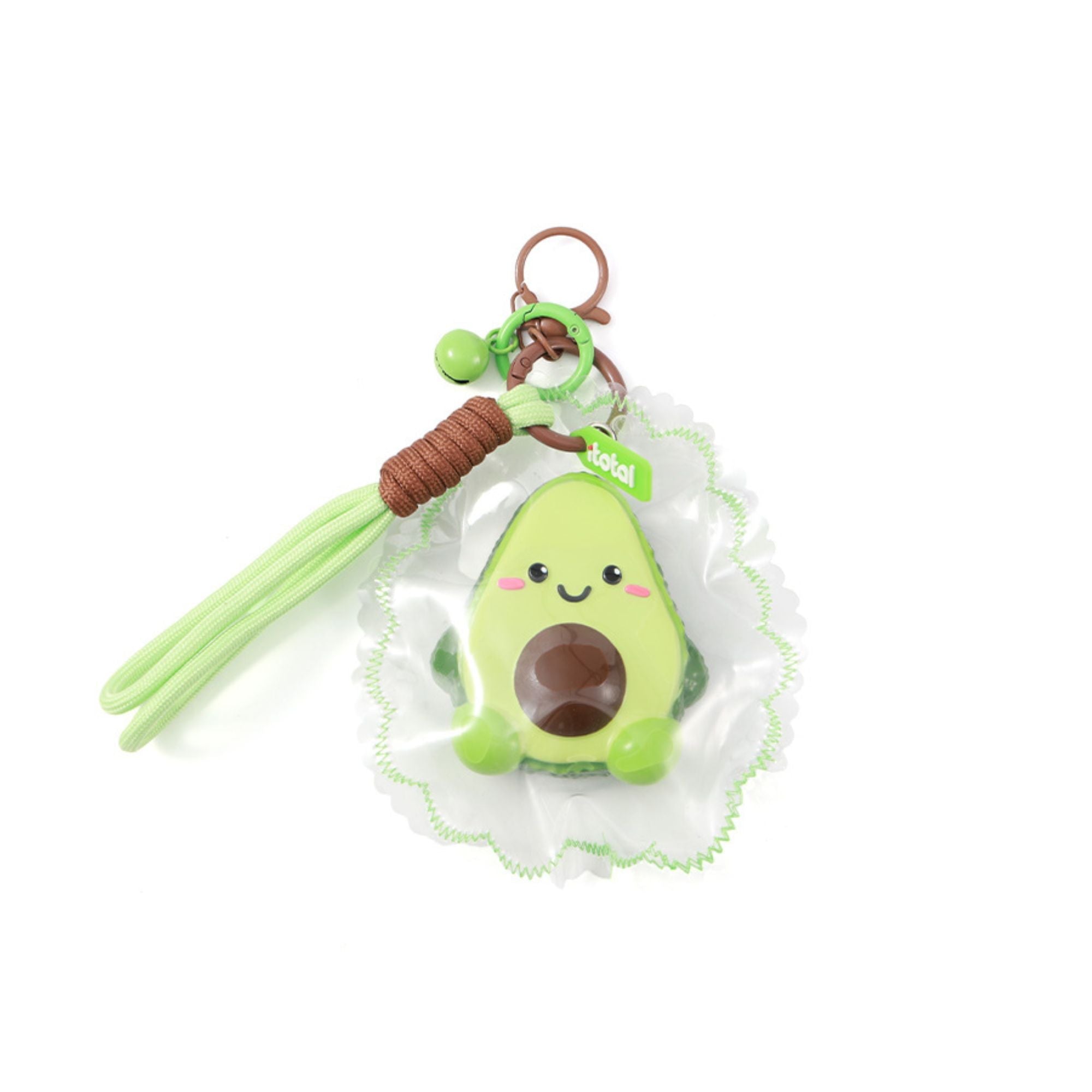 I-Total Jelly Pop Schlüsselanhänger - Avocado i-Total - malmichmunt.com