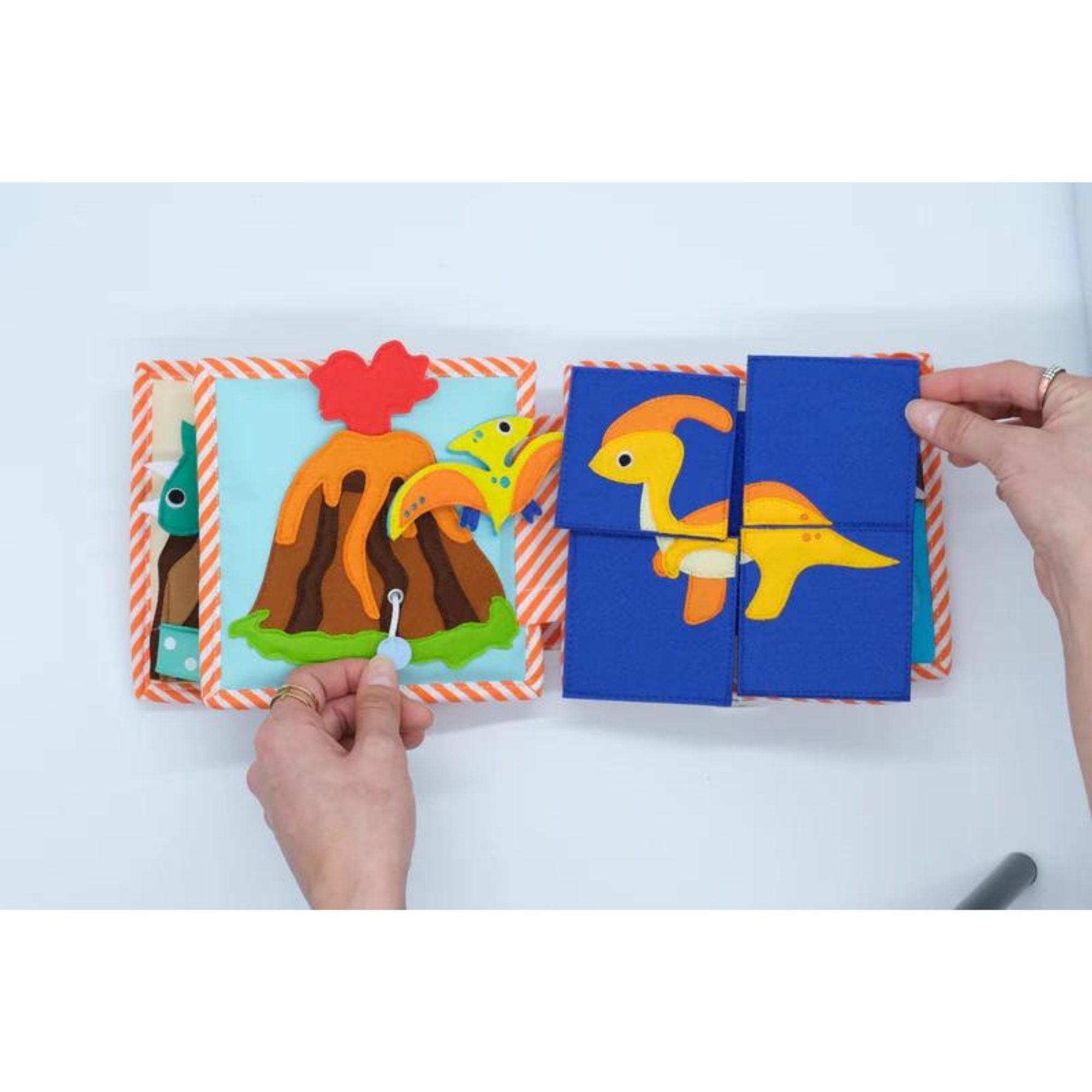 Jolly Design - Mini Quiet Book "Dinofreunde" Jolly Designs - malmichmunt.com