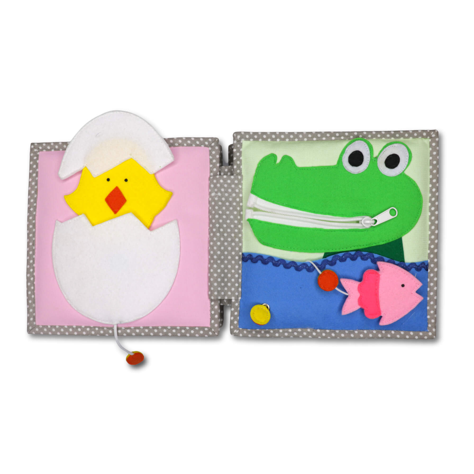 Jolly Design - Mini Quiet Book "Guck - Guck" (ab 6 Monaten) Jolly Designs - malmichmunt.com