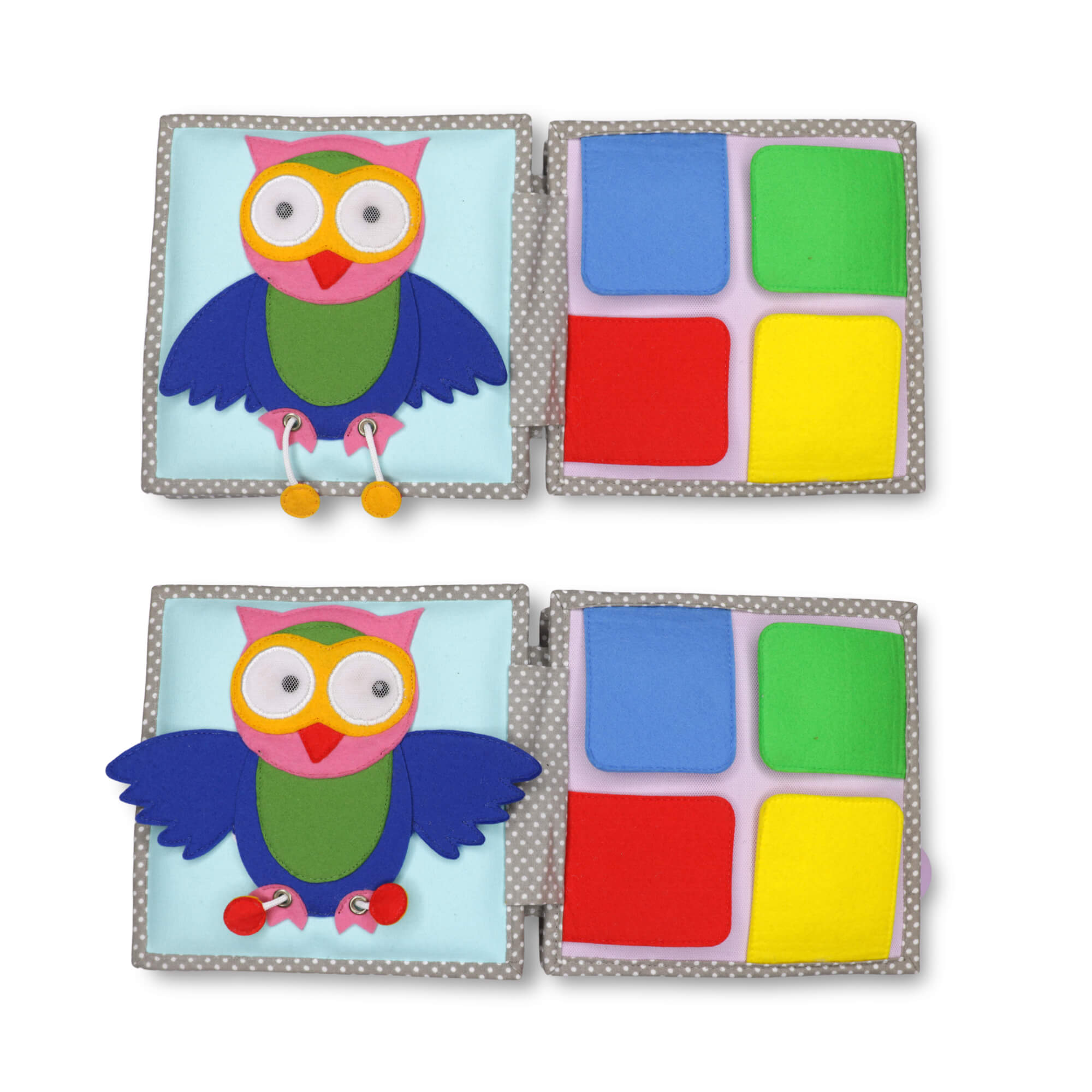 Jolly Design - Mini Quiet Book "Guck - Guck" (ab 6 Monaten) Jolly Designs - malmichmunt.com