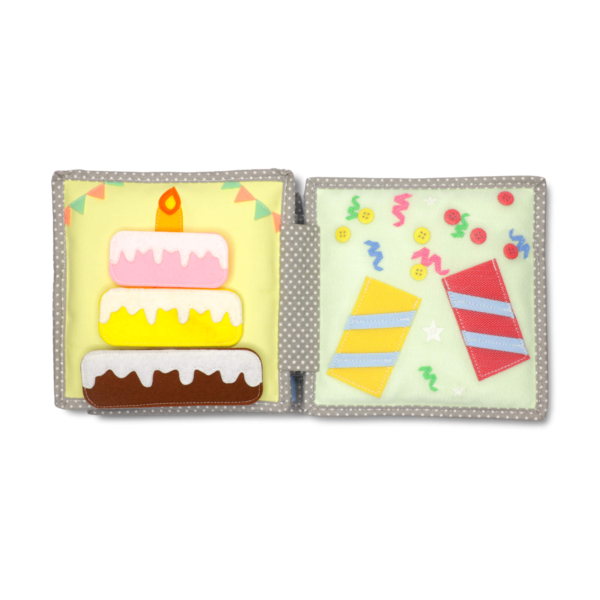 Jolly Design - Mini Quiet Book "Happy Bearsday" (ab 1 Jahr) Jolly Designs - malmichmunt.com