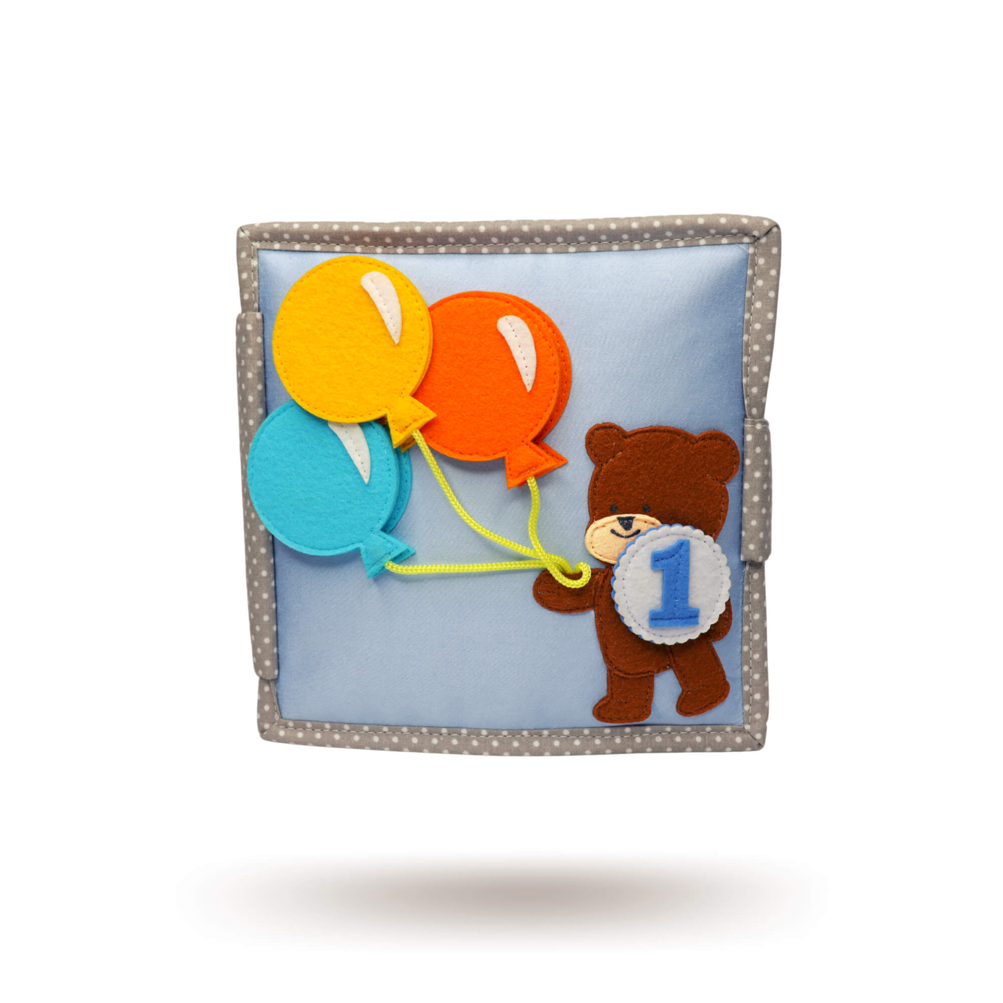 Jolly Design - Mini Quiet Book "Happy Bearsday" (ab 1 Jahr) Jolly Designs - malmichmunt.com