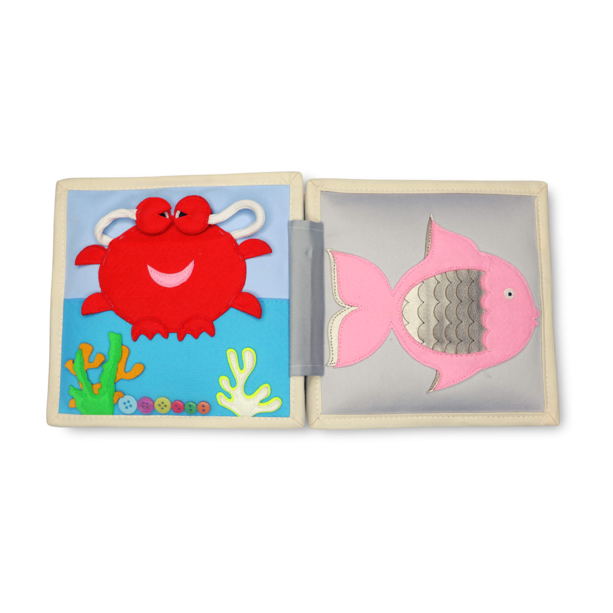 Jolly Design - Mini Quiet Book "Happy Sheep" (ab 4 Monaten) Jolly Designs - malmichmunt.com