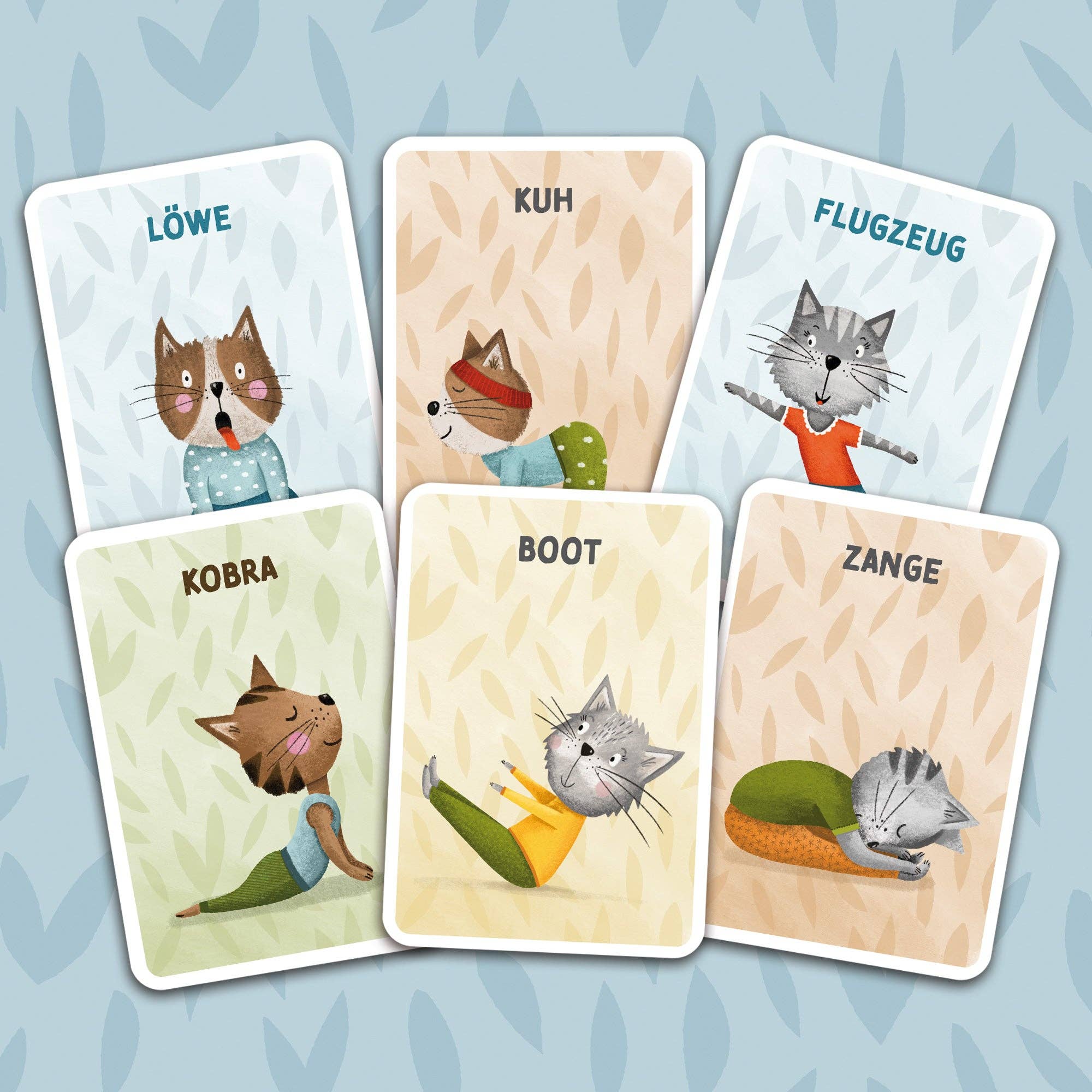 Katzenyoga – Yoga - Karten für Kinder Rüsselfuchs - malmichmunt.com