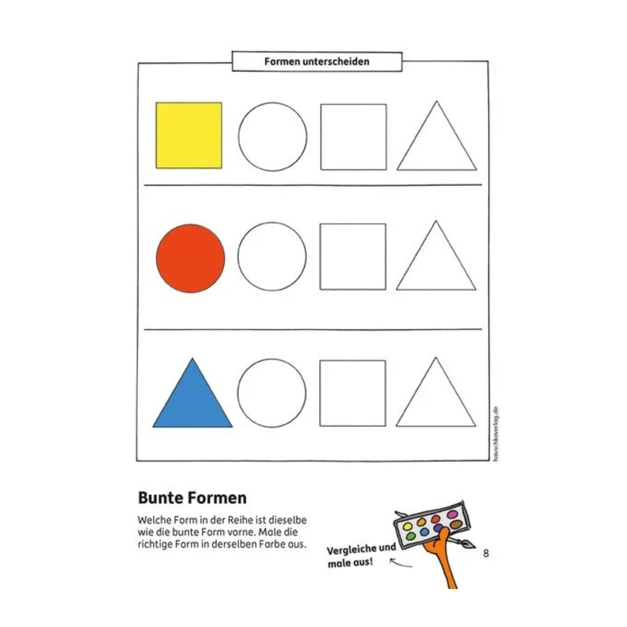 Kindergartenblock ab 3 Jahre - Jetzt bin ich groß! - Nr. 608 Hauschka Verlag - malmichmunt.com