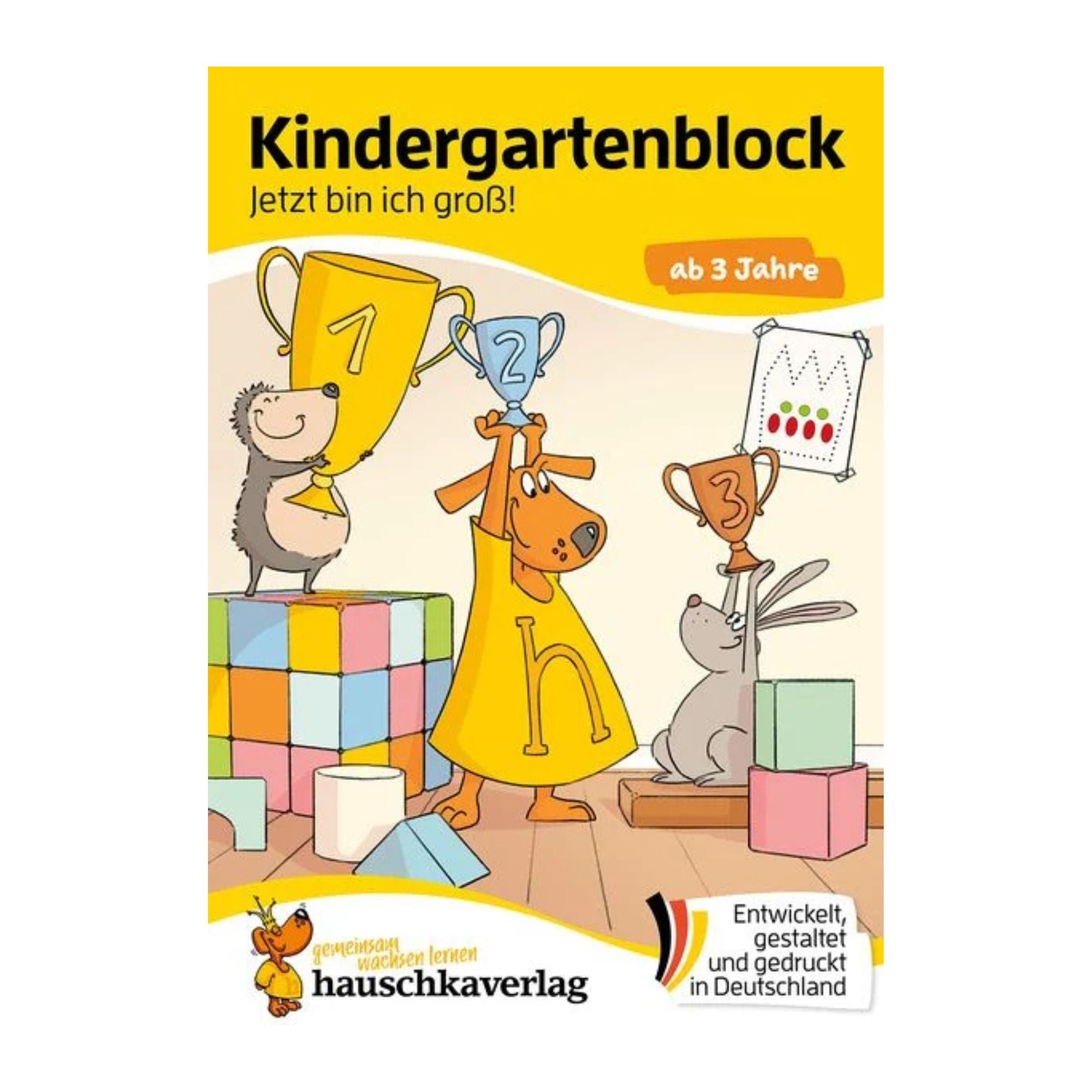 Kindergartenblock ab 3 Jahre - Jetzt bin ich groß! - Nr. 608 Hauschka Verlag - malmichmunt.com