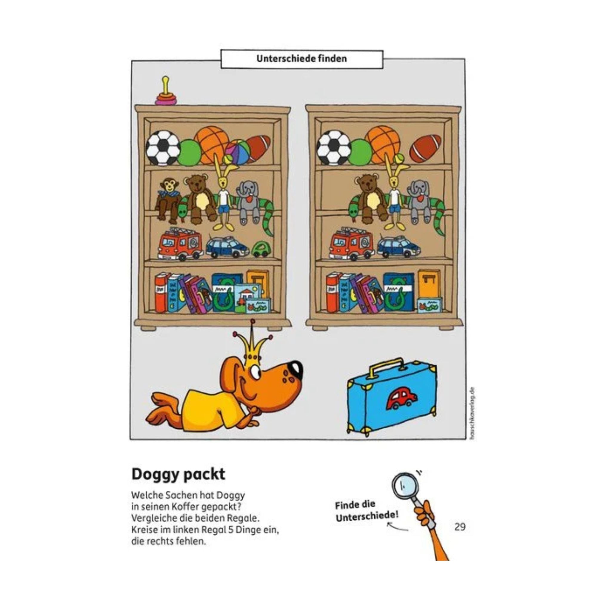 Kindergartenblock ab 4 Jahre - Kombinieren, rätseln, Fehler finden Nr. 609 Hauschka Verlag - malmichmunt.com