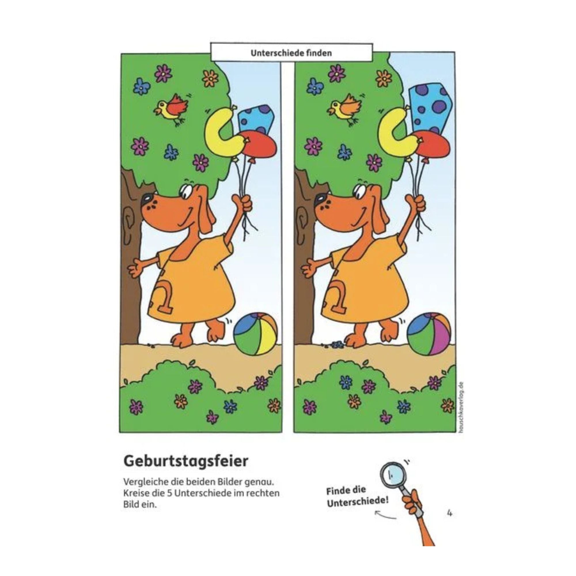 Kindergartenblock – Gemeinsamkeiten & Unterschiede ab 4 Jahre - Nr. 619 Hauschka Verlag - malmichmunt.com