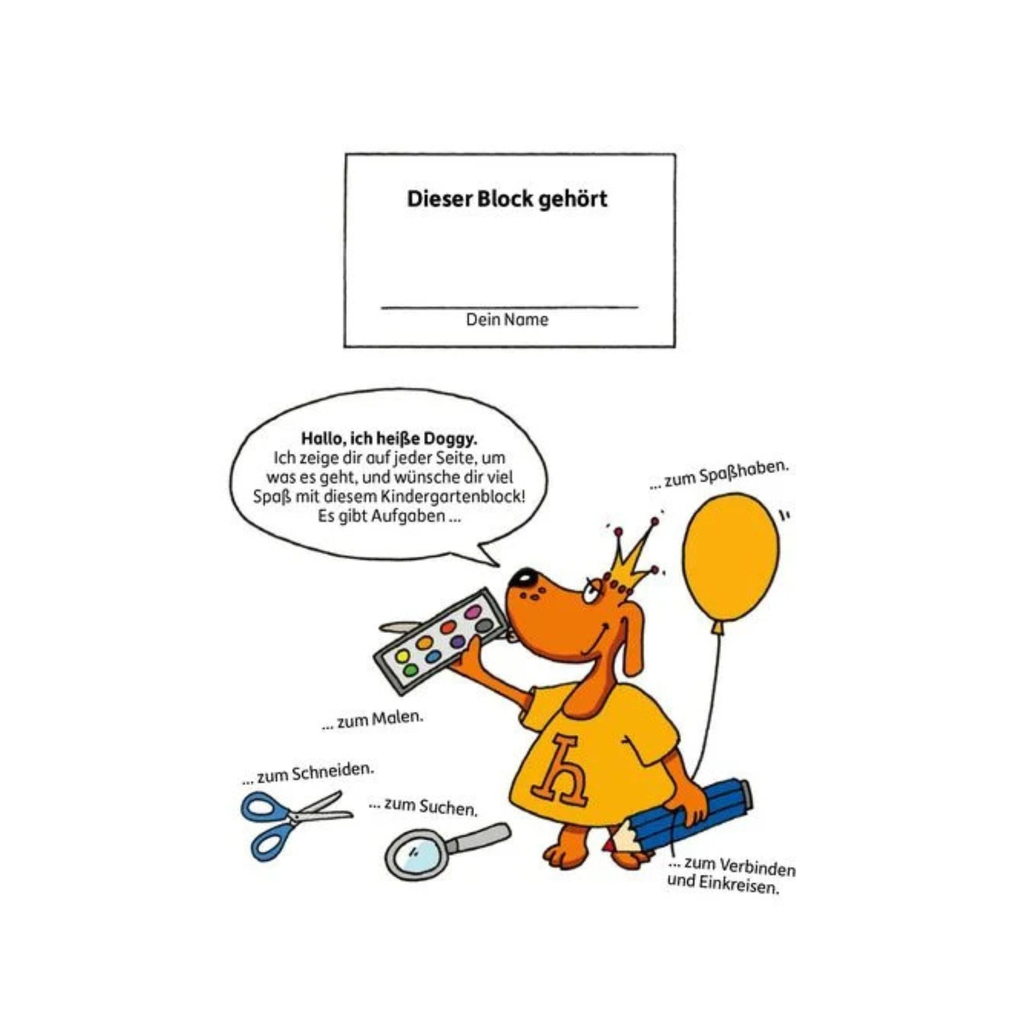 Kindergartenblock – Rätselspaß, Konzentration und Logik ab 4 Jahre Nr. 606 Hauschka Verlag - malmichmunt.com