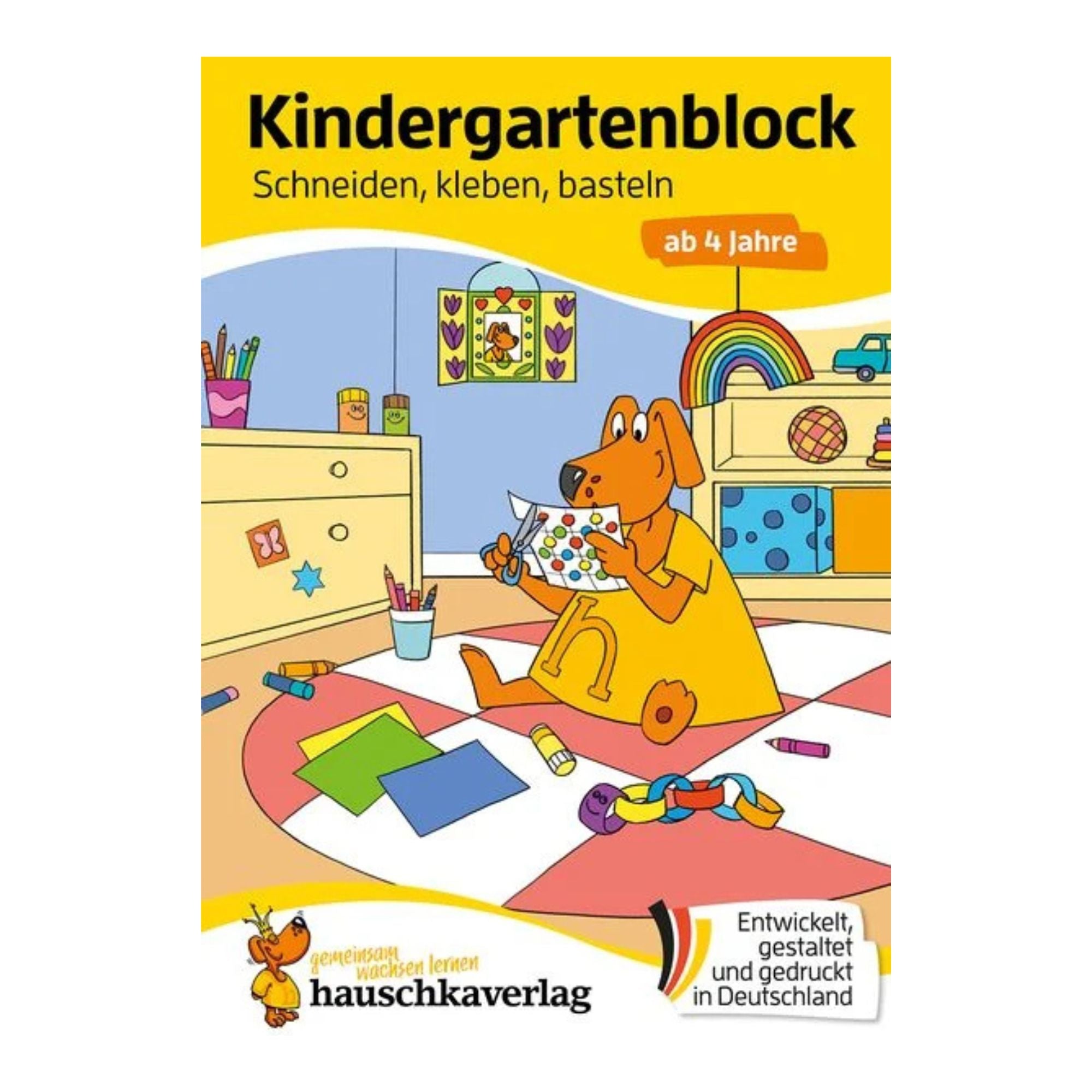 Kindergartenblock – Schneiden, kleben, basteln ab 4 Jahre Nr. 629 Hauschka Verlag - malmichmunt.com