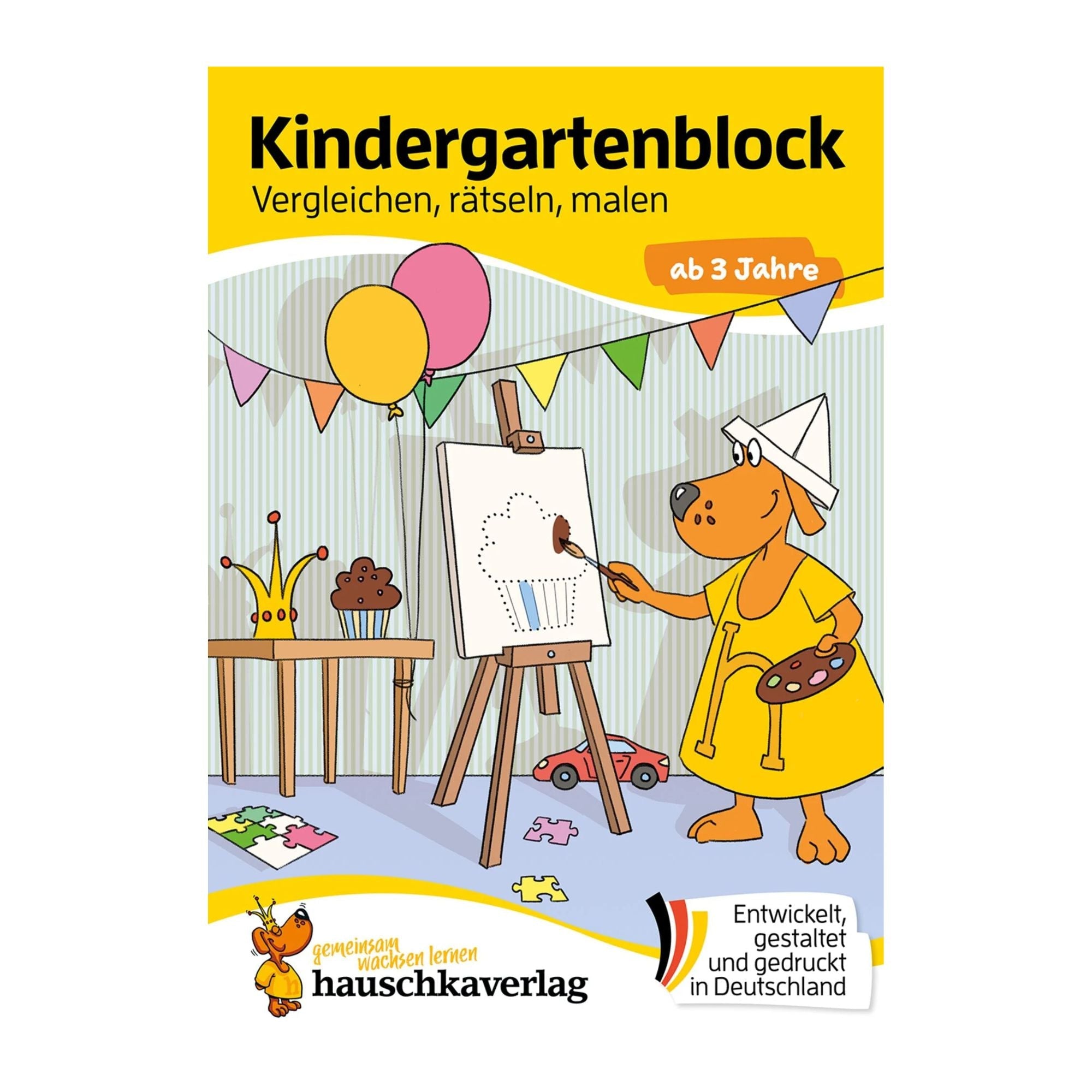 Kindergartenblock – Vergleichen, rätseln und malen ab 3 Jahre - Nr. 610 Hauschka Verlag - malmichmunt.com