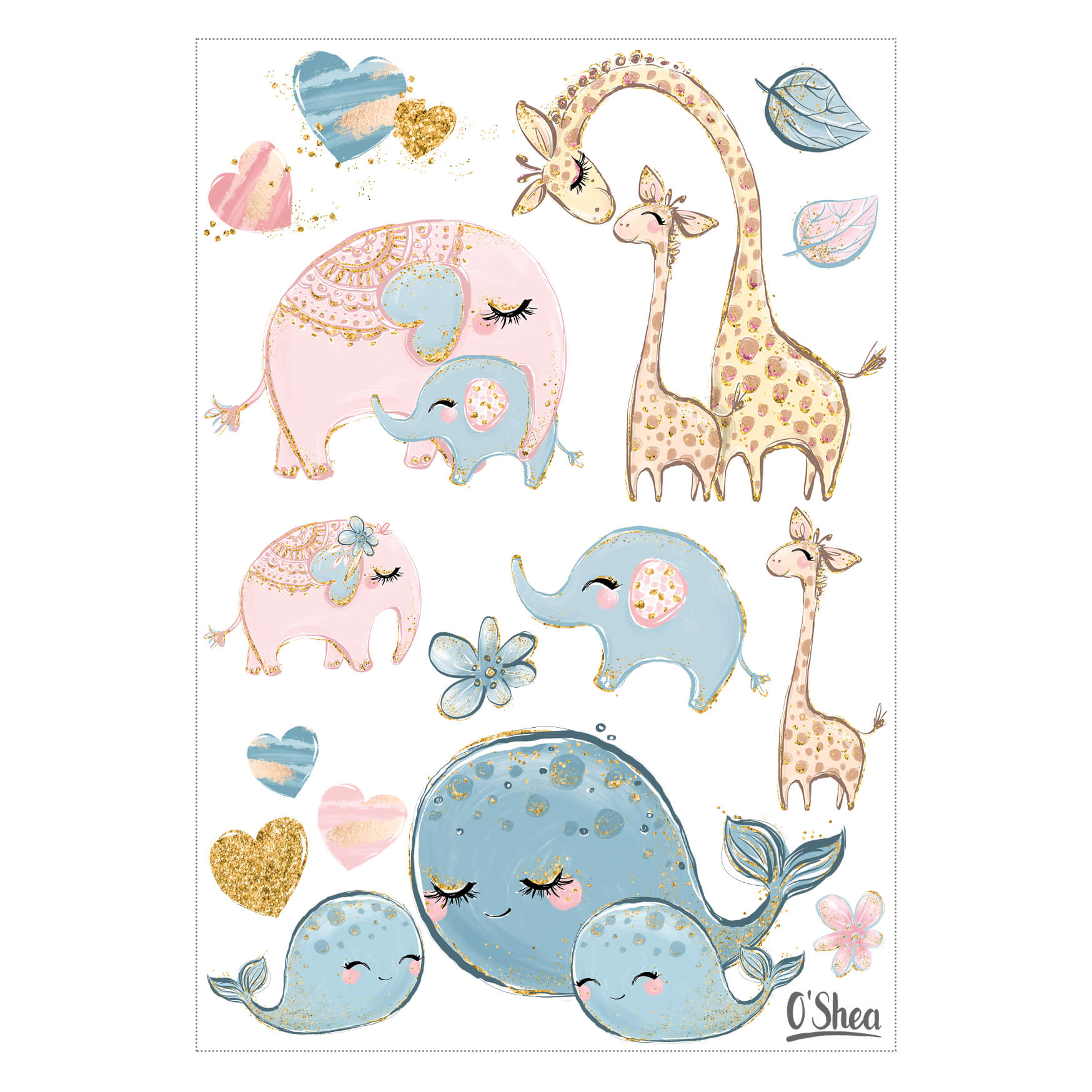 Kindertattoo Süße Freunde Jeka - malmichmunt.com