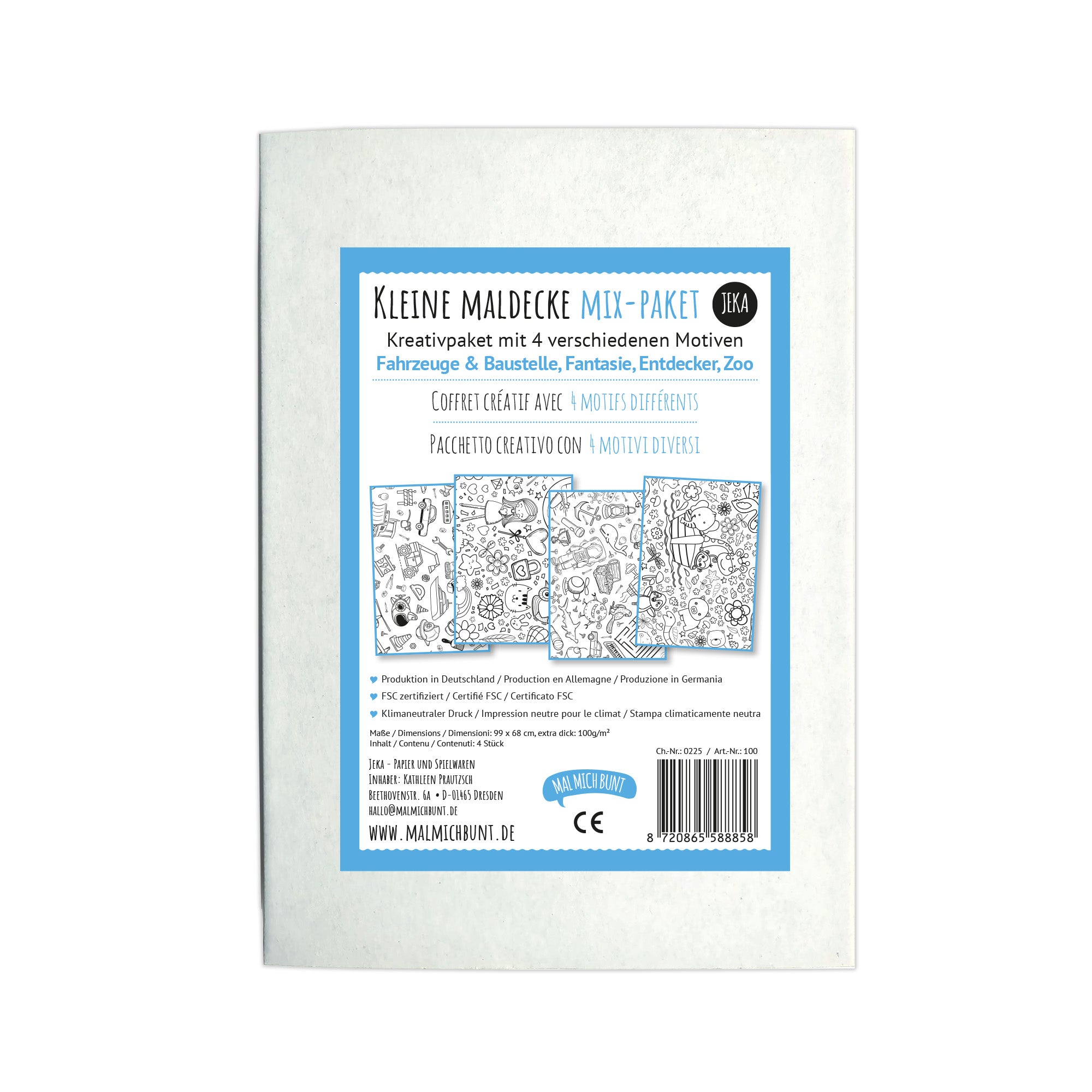 Kleine Maldecke Mix - Paket 3 Jeka - malmichmunt.com