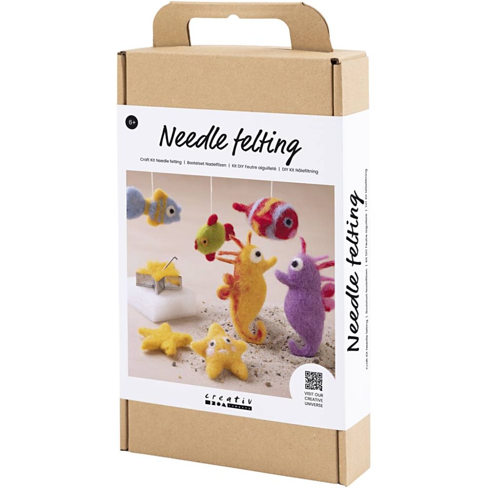 Kreativ Set Nadelfilzen – Süße Tiere im Wasser filzen Creativ Company - malmichmunt.com