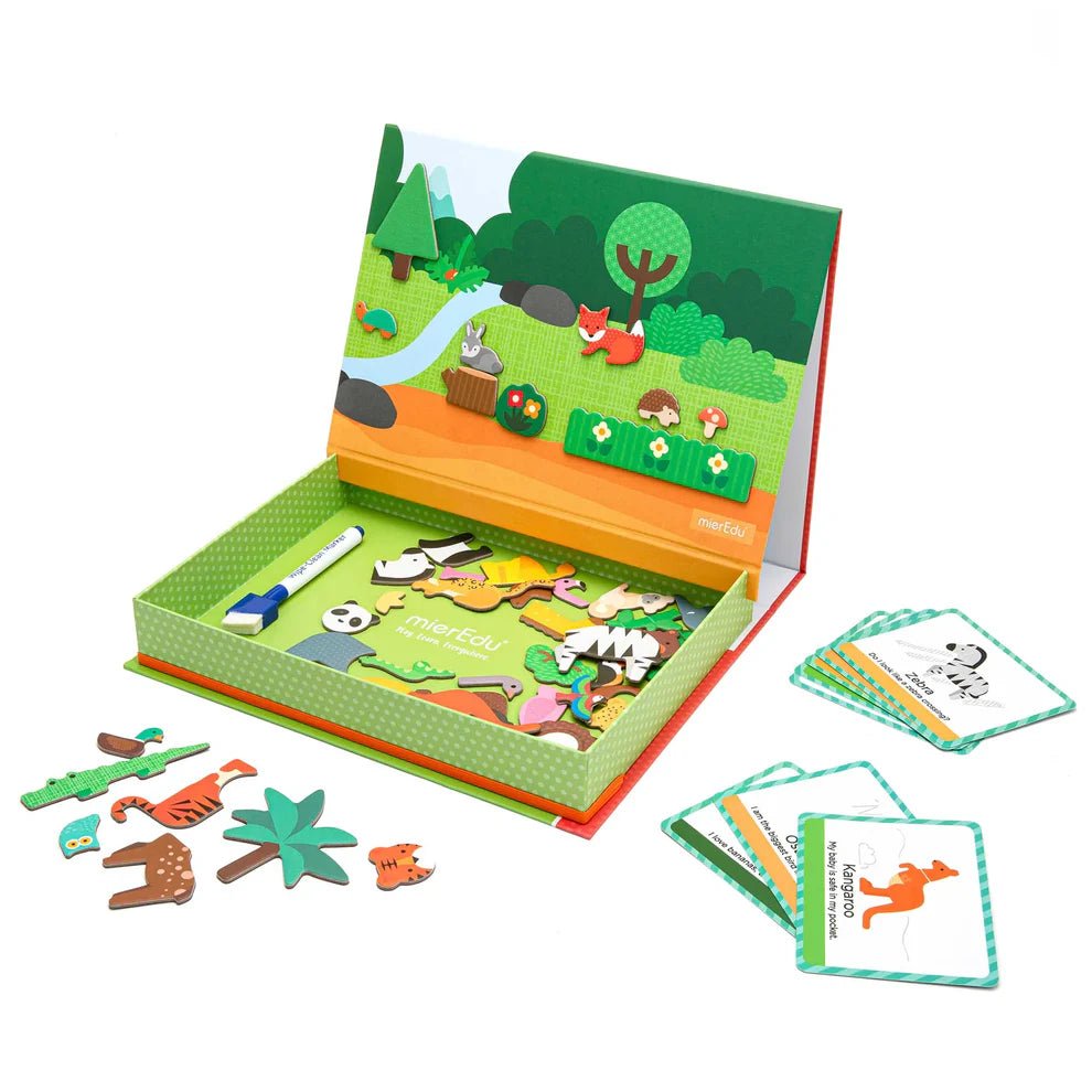 Kreative Magnetspielbox – Tierwelt mierEdu - malmichmunt.com