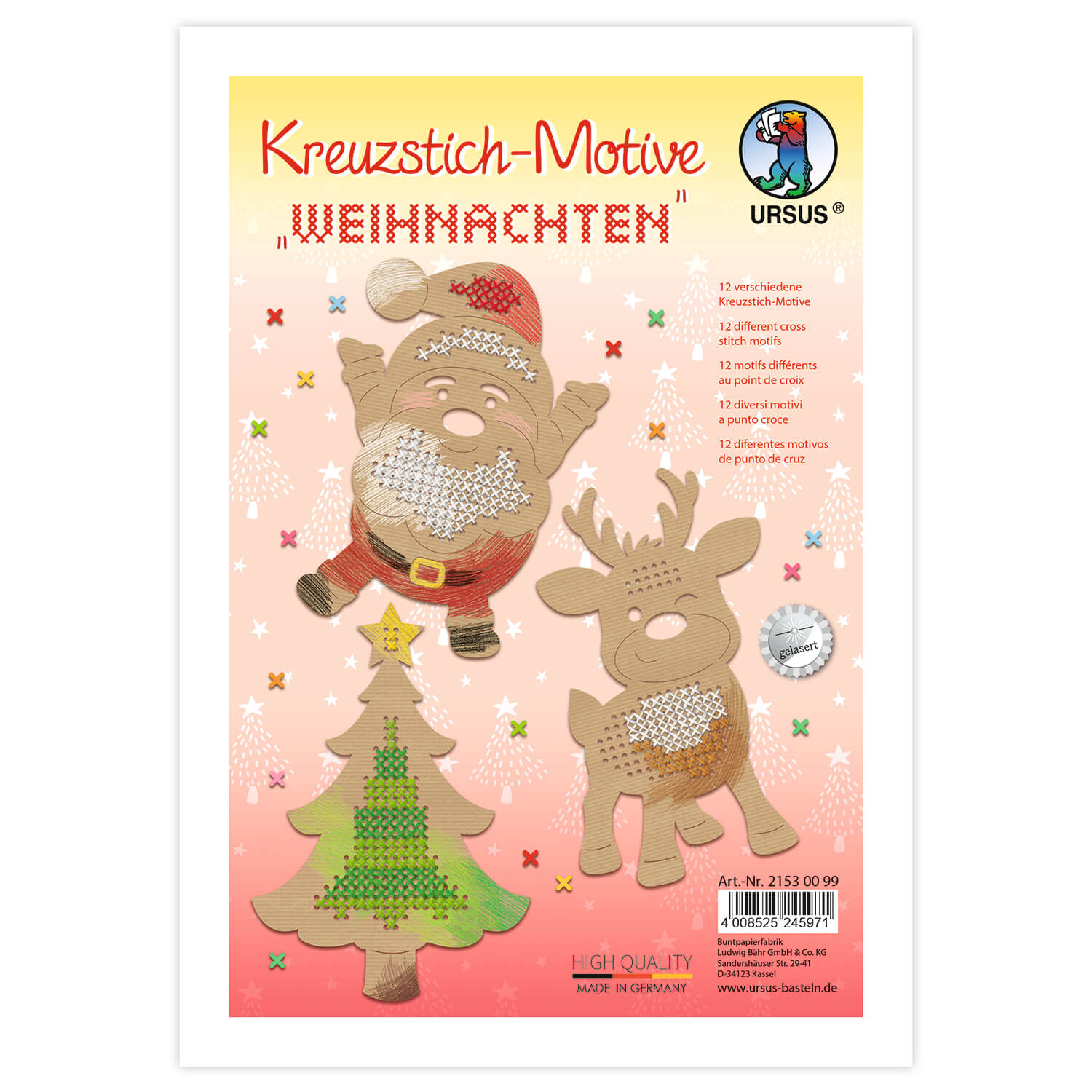 Kreuzstich - Motive Weihnachten Ursus - malmichmunt.com