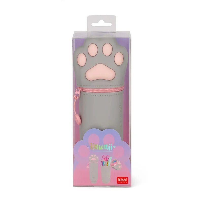 Legami 2 - in - 1 - Federmäppchen aus Silikon - Pfote Legami - malmichmunt.com