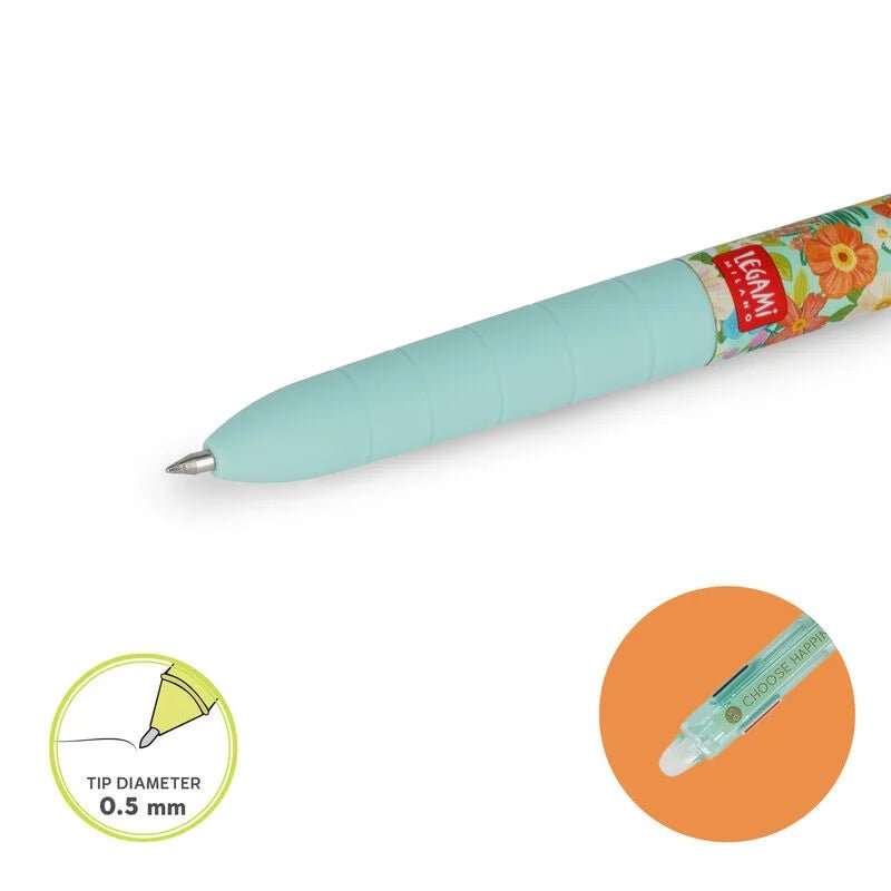 Legami Löschbaren Gelstift in 3 Farben - Flower Legami - malmichmunt.com