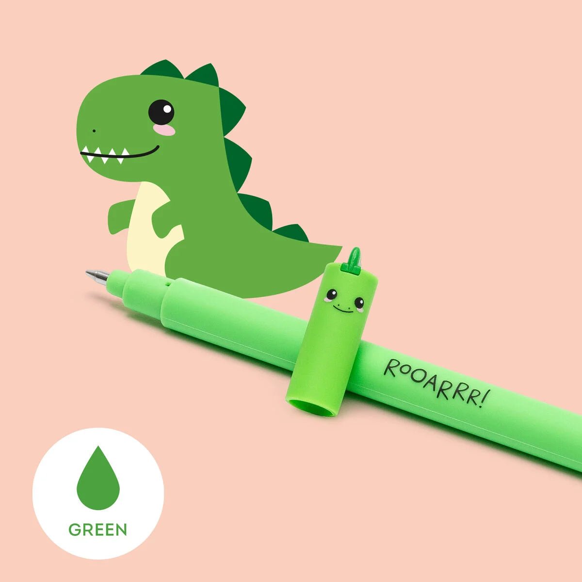 Legami Löschbarer Gelstift - Motiv Dino Legami - malmichmunt.com