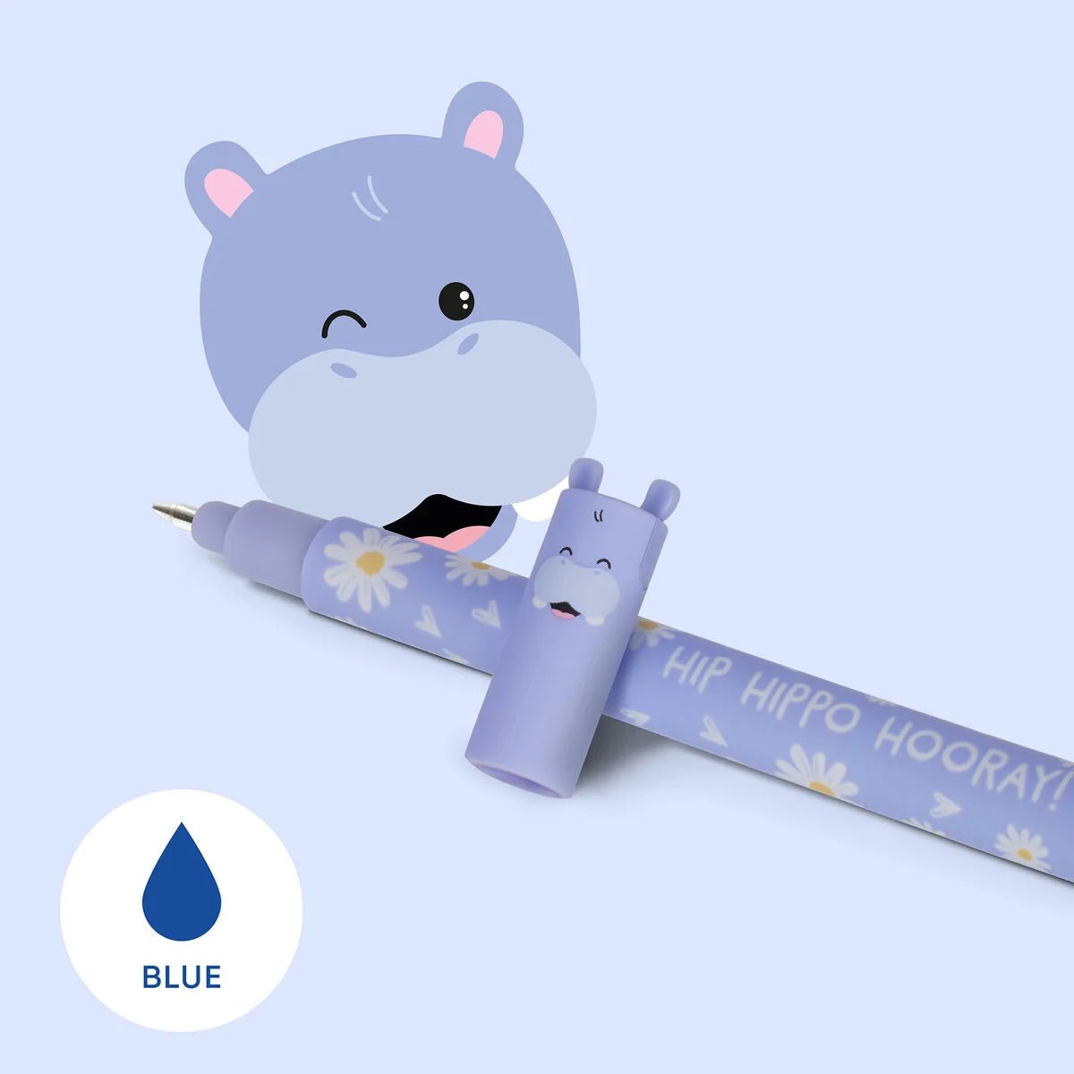 Legami Löschbarer Gelstift - Motiv Hippo Legami - malmichmunt.com