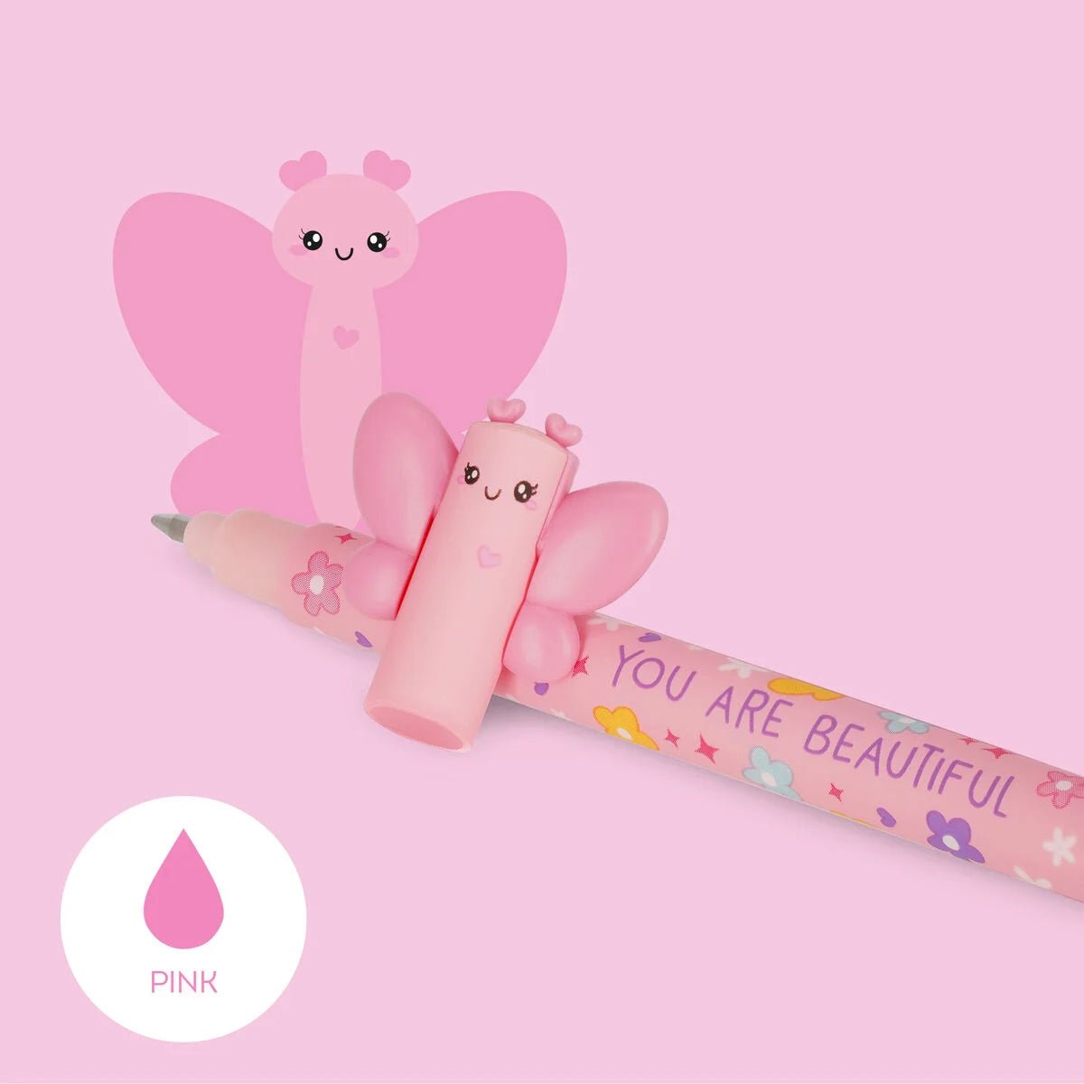 Legami Löschbarer Gelstift - Motiv Schmetterling Legami - malmichmunt.com