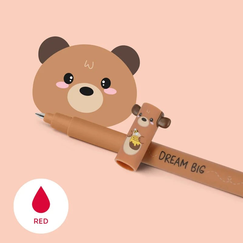 Legami Löschbarer Gelstift - Motiv Teddybär Legami - malmichmunt.com