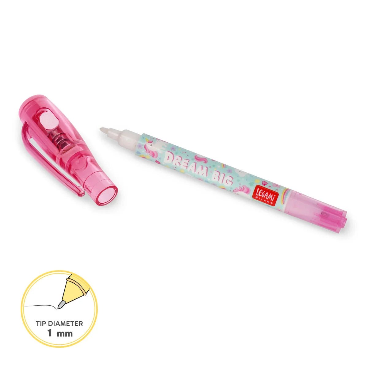 Legami Magic Pen - Stift mit Unsichtbarer Tinte Einhorn Legami - malmichmunt.com