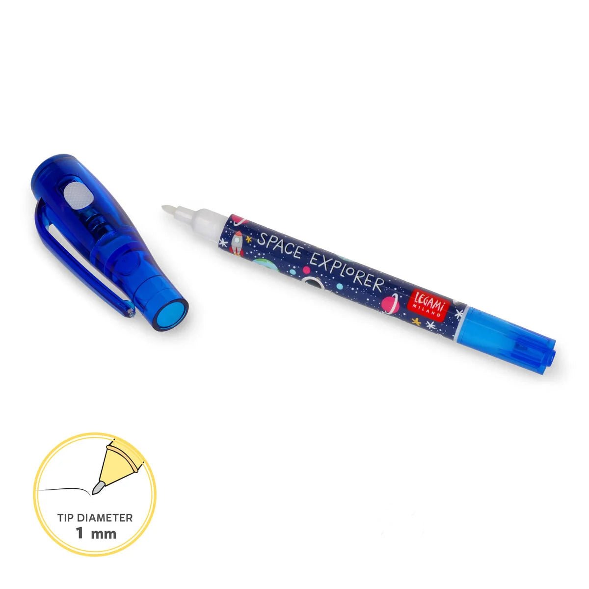 Legami Magic Pen - Stift mit Unsichtbarer Tinte Weltraum Legami - malmichmunt.com