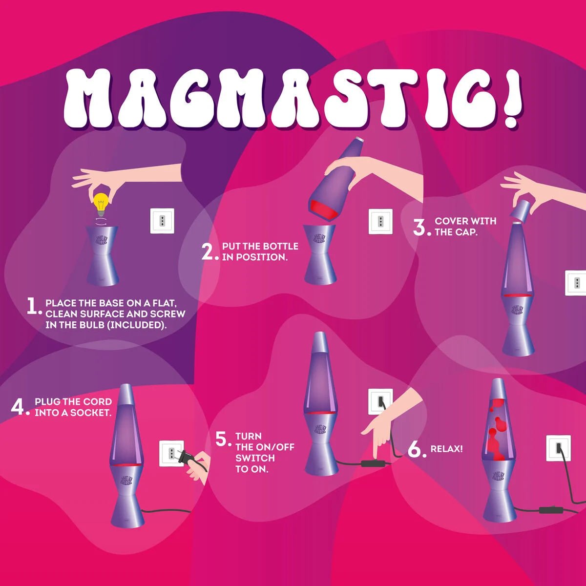 Legami Magmastic! Lavalampe - Holy Fairy Legami - malmichmunt.com