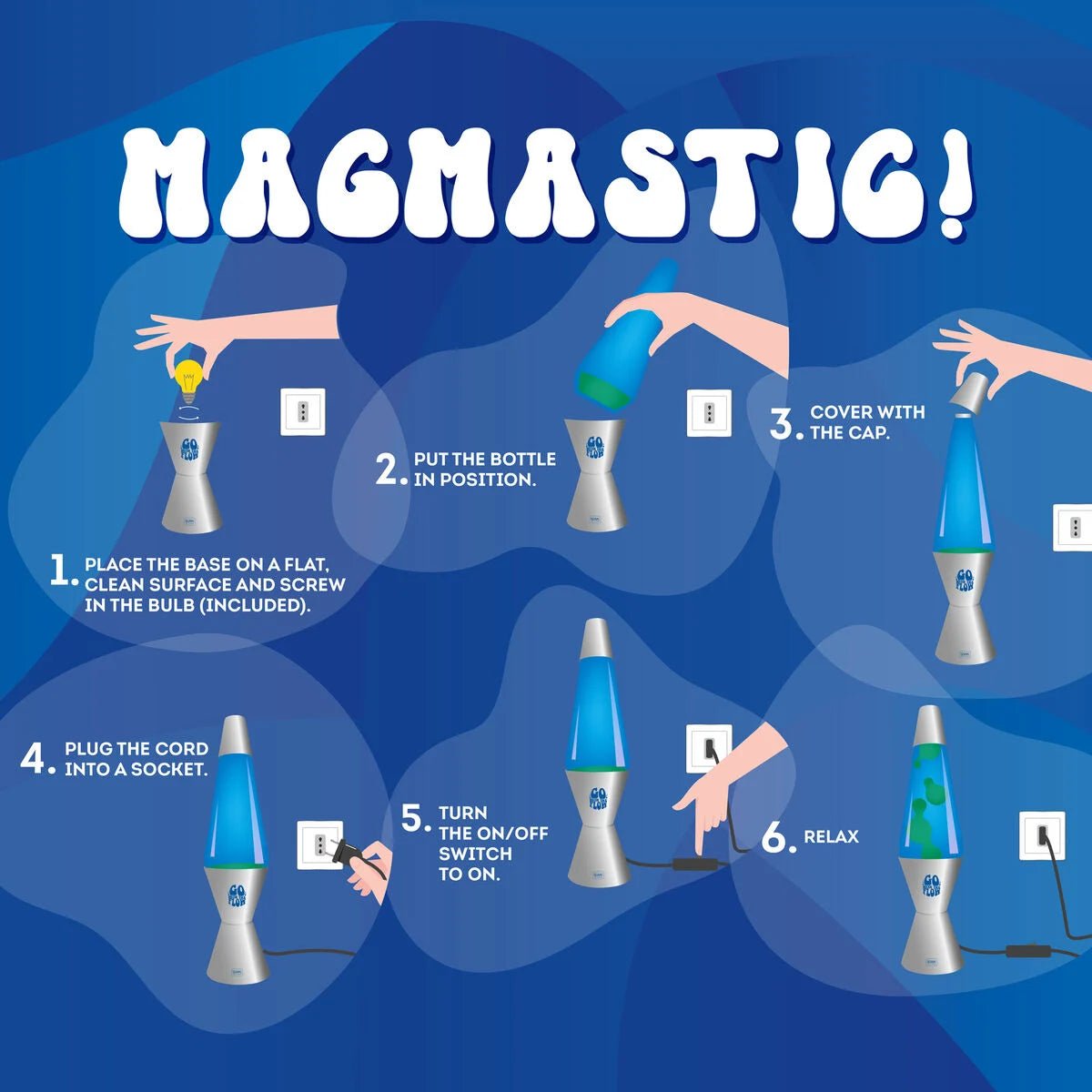 Legami Magmastic! Lavalampe - Silber Legami - malmichmunt.com