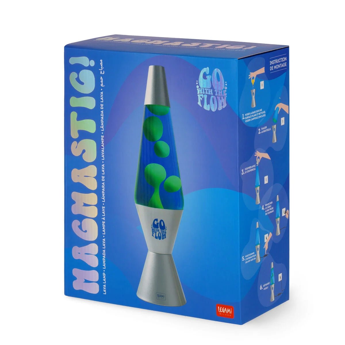 Legami Magmastic! Lavalampe - Silber Legami - malmichmunt.com