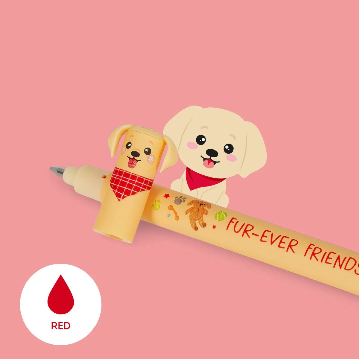 Legami Set mit 3 Löschbaren Gelstiften - Fur - ever Friends Legami - malmichmunt.com