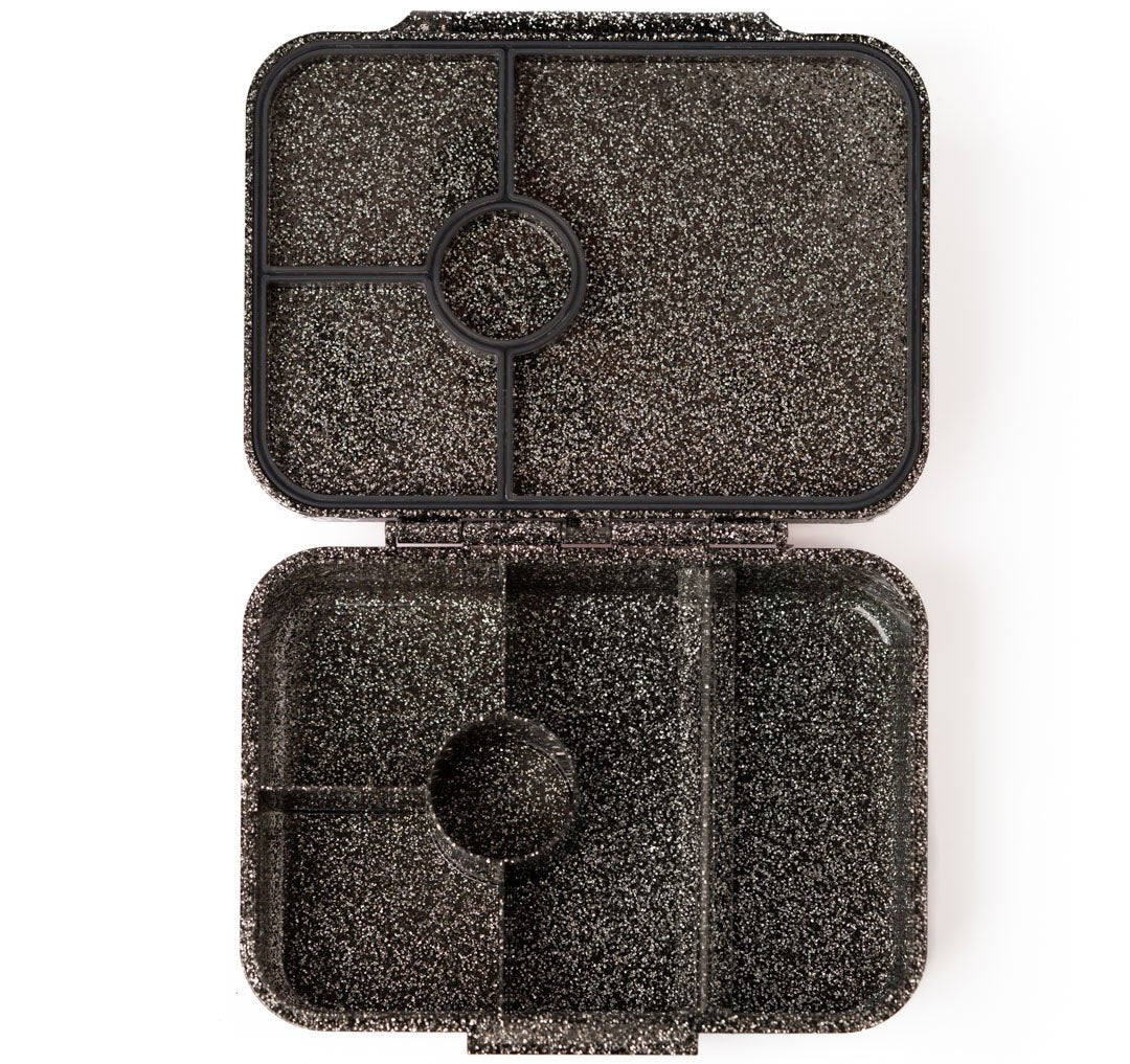 Lekkabox® Brotdose Glamour Glitzer Grau Lekkabox - malmichmunt.com