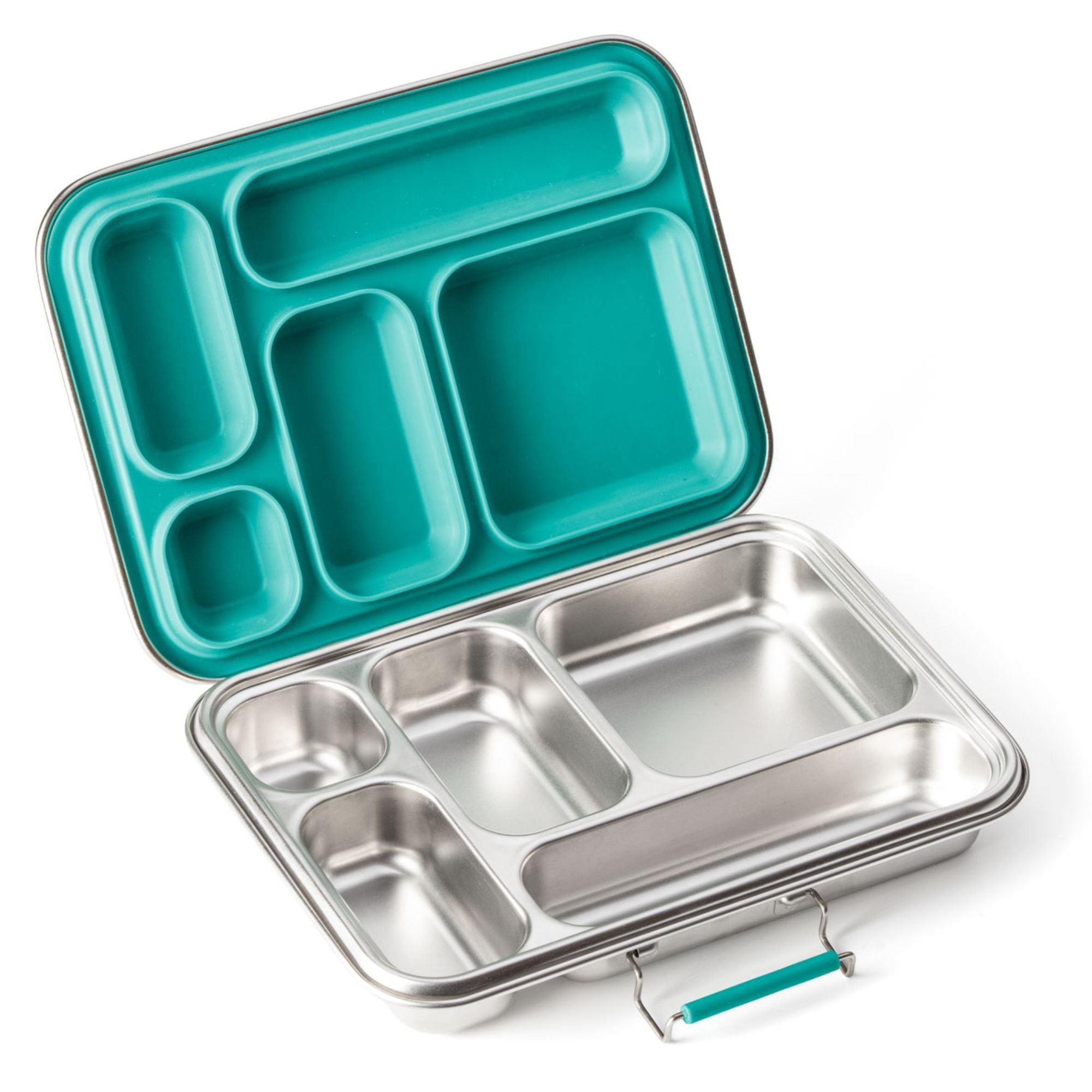 LEKKABOX® Edelstahl Brotdose Grande - Petrol Lekkabox - malmichmunt.com