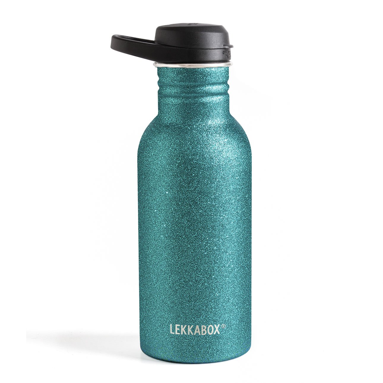 LEKKABOX® Go Glitzer - Trinkflasche – Aqua 500ml Lekkabox - malmichmunt.com