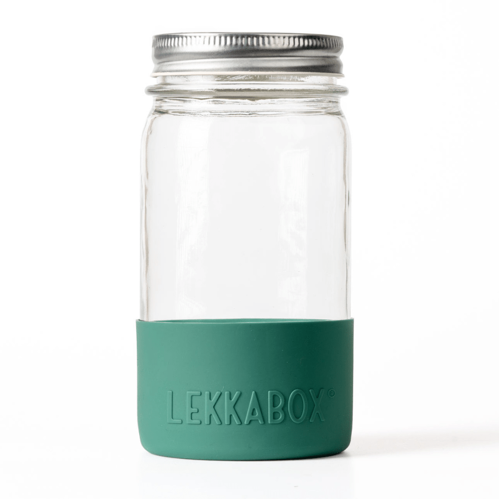 LEKKABOX® Meal Prep Glas mit Bumper, 500ml - Forest Lekkabox - malmichmunt.com