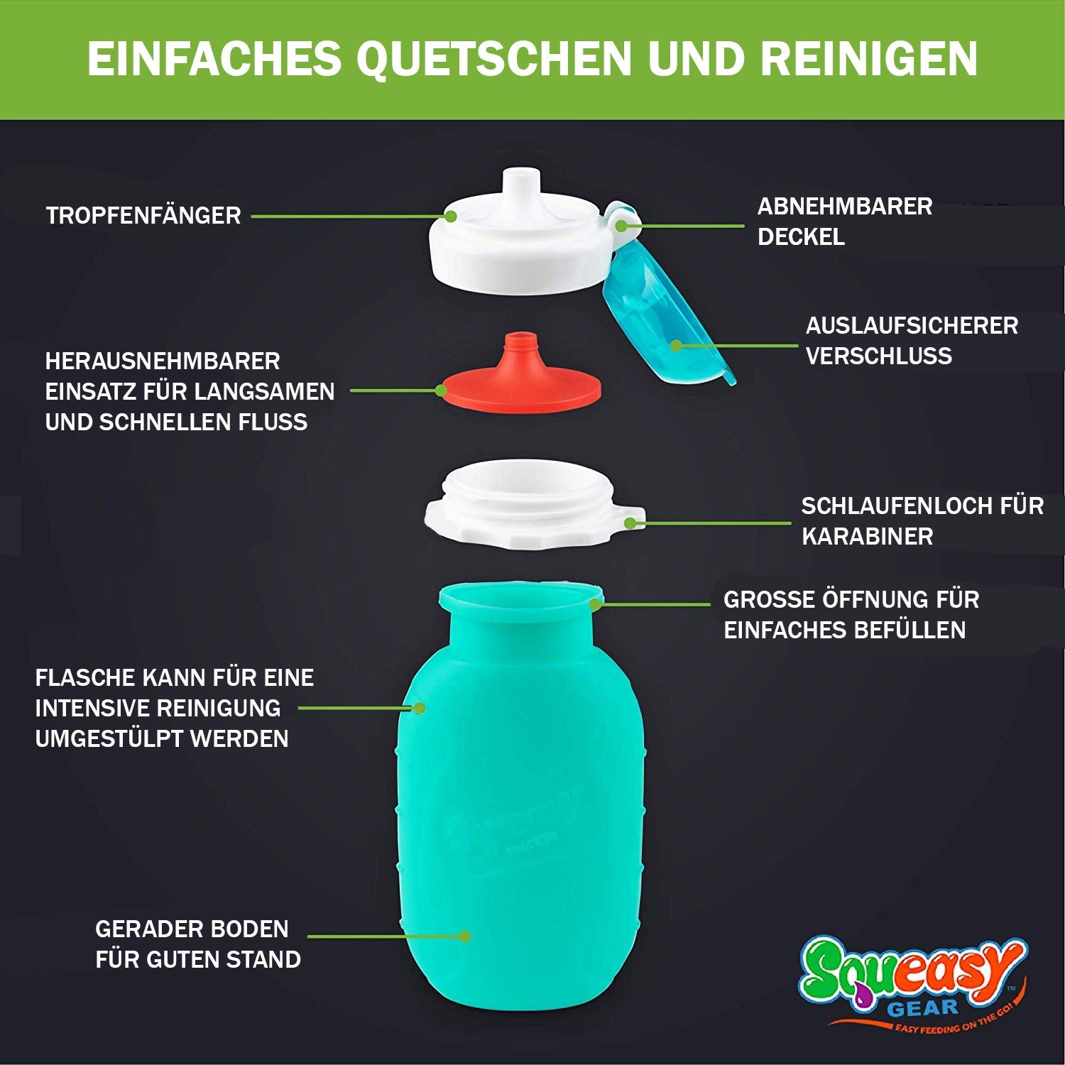 LEKKABOX® Quetschie - Pink Lekkabox - malmichmunt.com