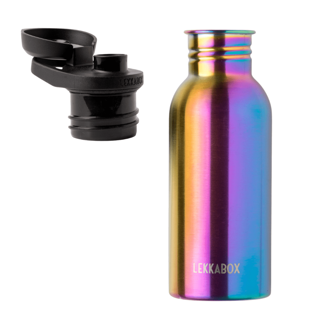 LEKKABOX® Trinkflasche – Rainbow Lekkabox - malmichmunt.com