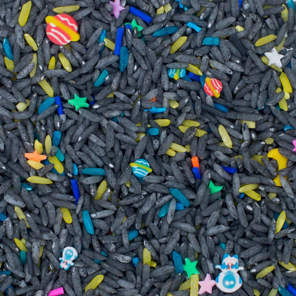 Leukmetletters - Sensorik-Spielreis – Weltraum-Mix Leukmetletters - malmichmunt.com