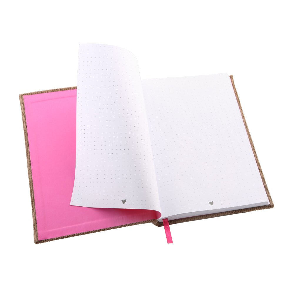 Loveria Notizbuch Kord - Taupe Bell Trade - malmichmunt.com