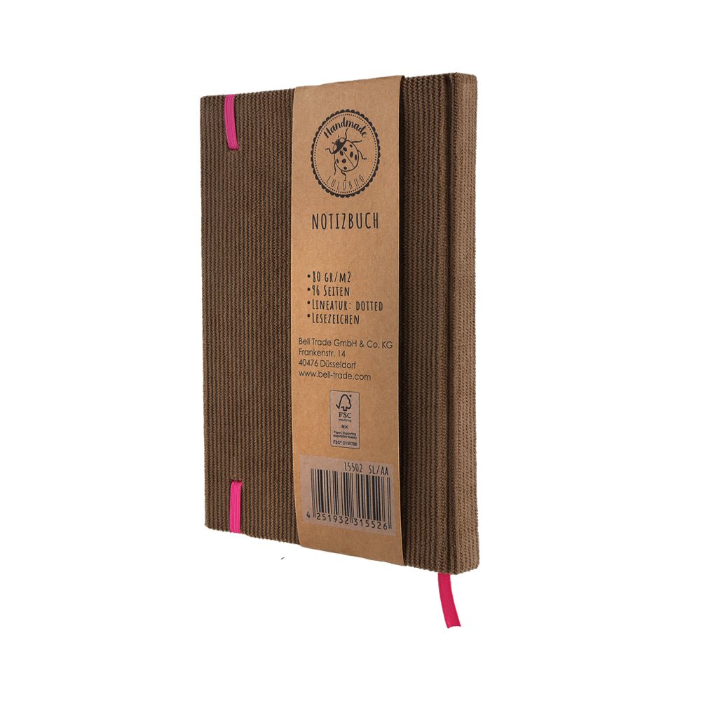 Loveria Notizbuch Kord - Taupe Bell Trade - malmichmunt.com