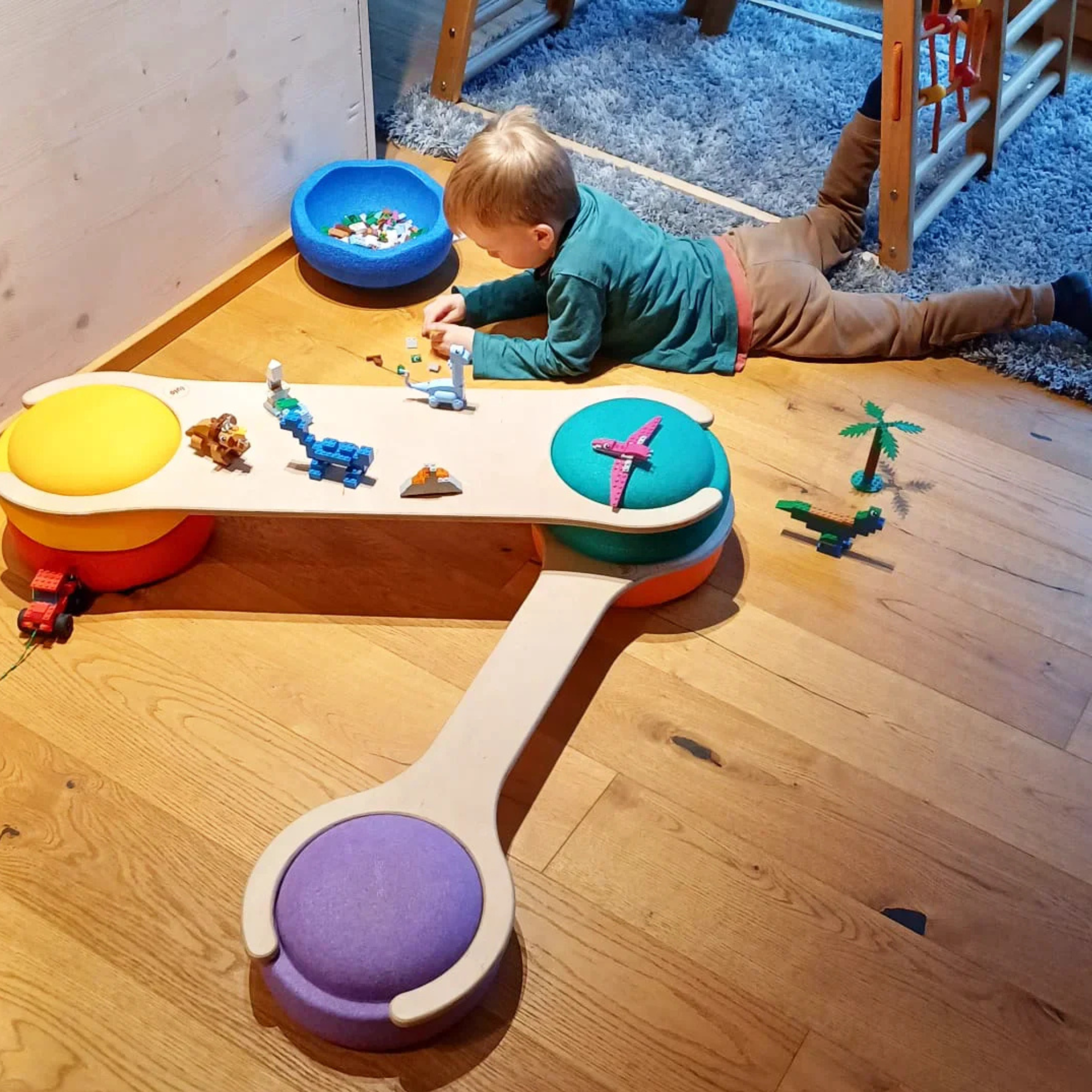 Lulo Kids Spielbretter für Stapelstein® 2er Set lulo kids - malmichmunt.com